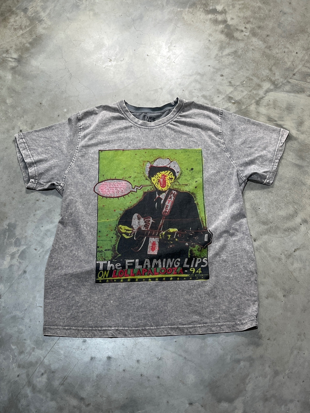 The Flaming Lips x Lollapalooza Preowned Large Tie Dye T-shirt