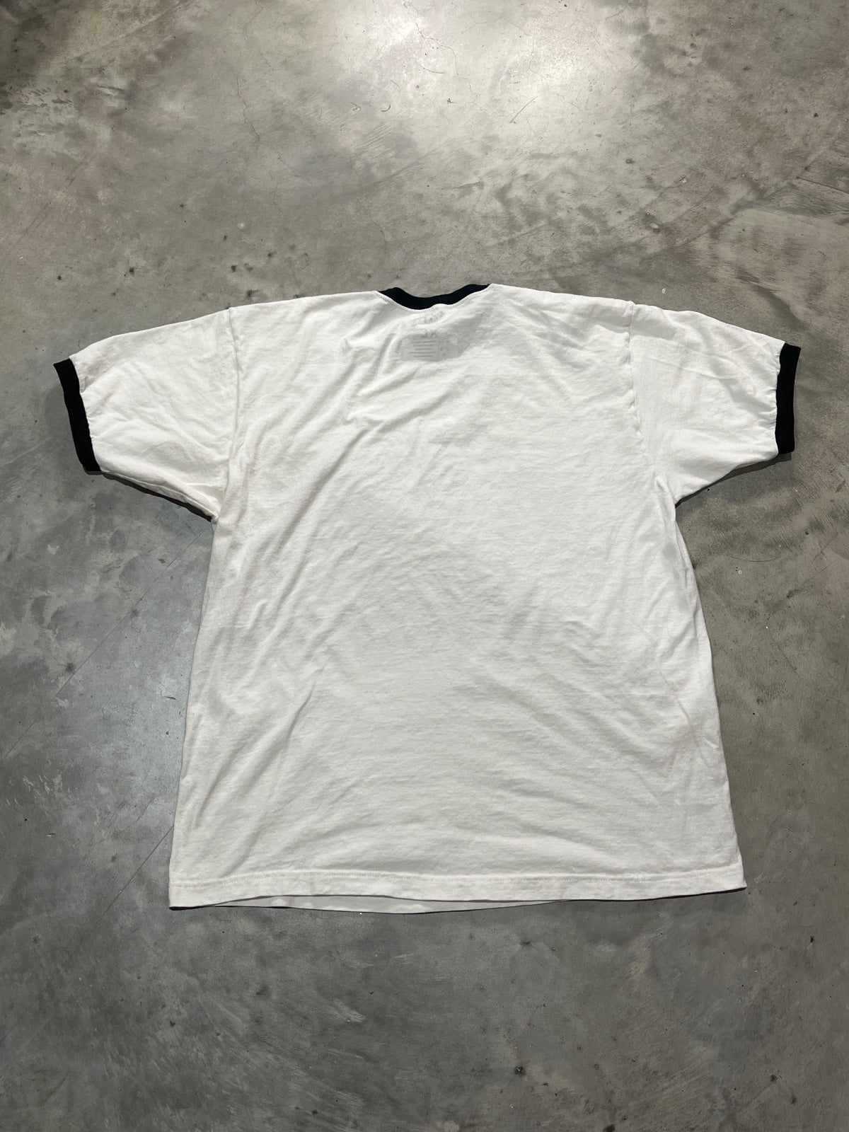 Tom Waits Preowned XL Ringer T-shirt