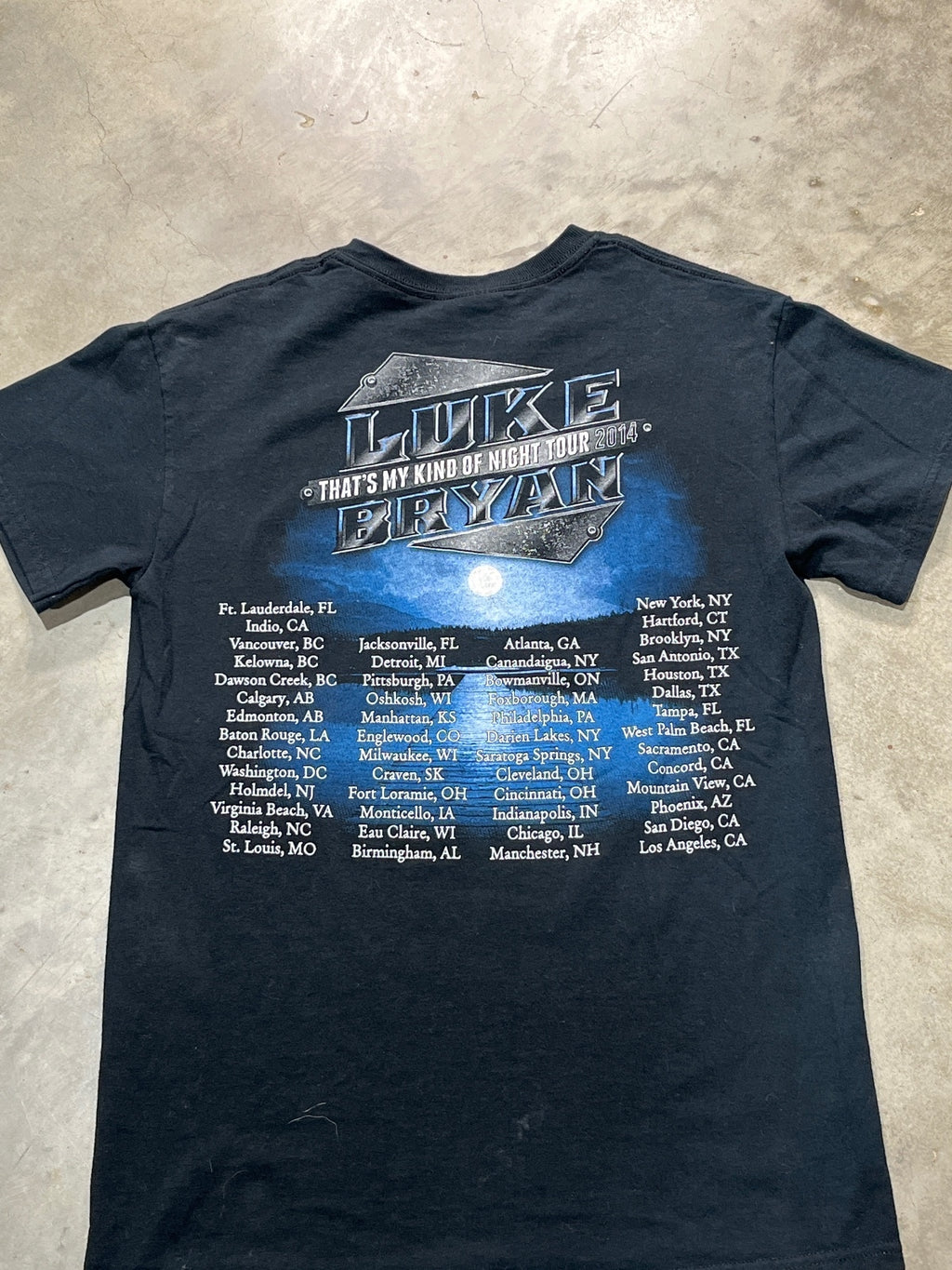 Luke Bryan Preowned Small T-shirt
