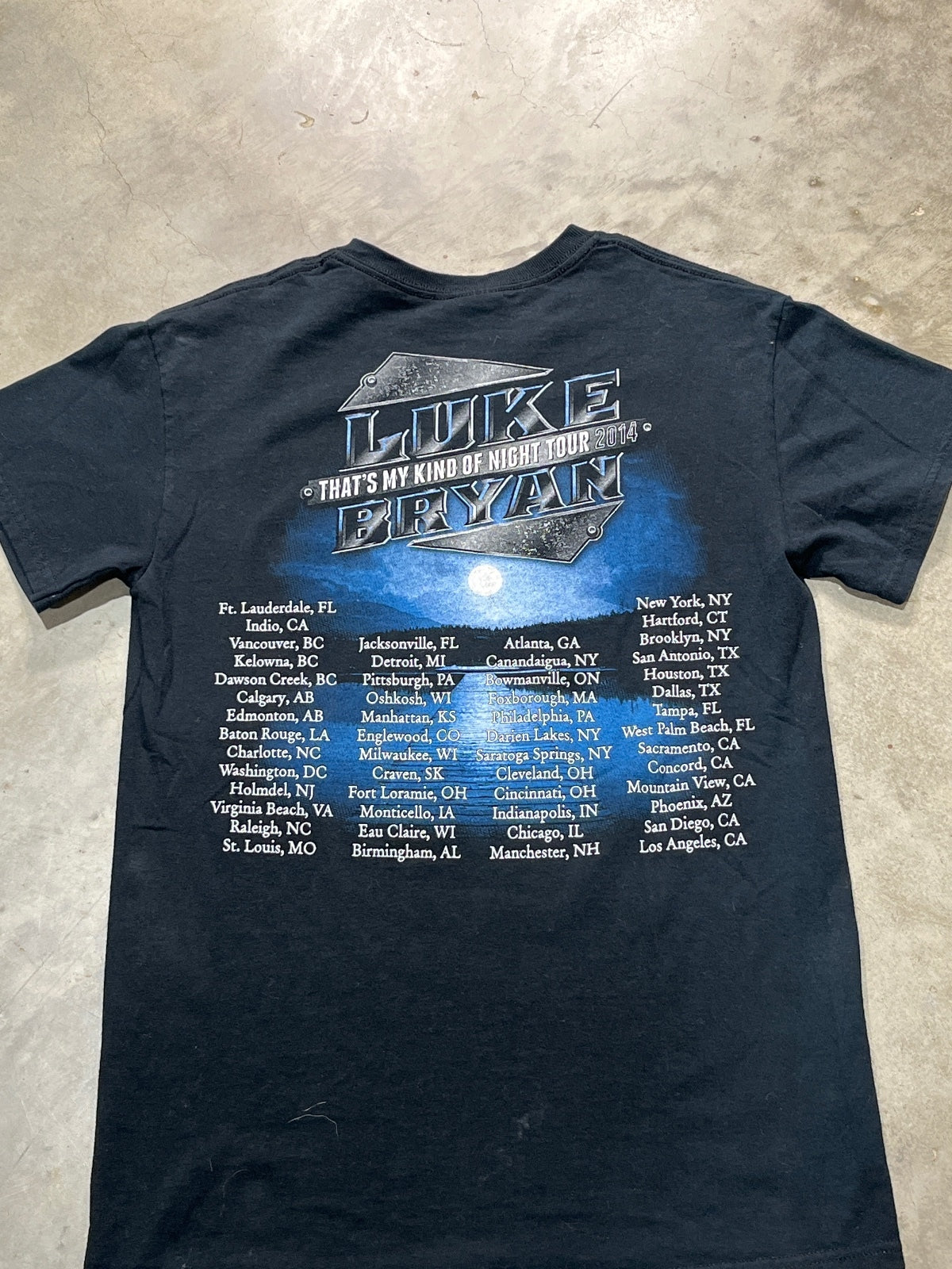 Luke Bryan Preowned Small T-shirt