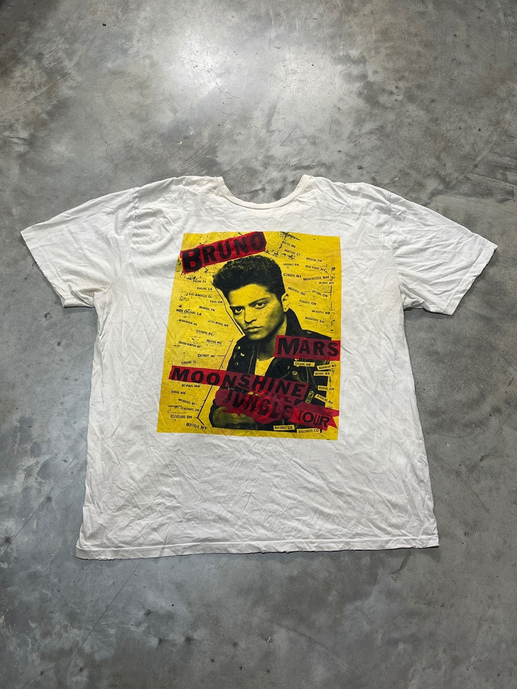 Bruno Mars Preowned 2XL T-shirt