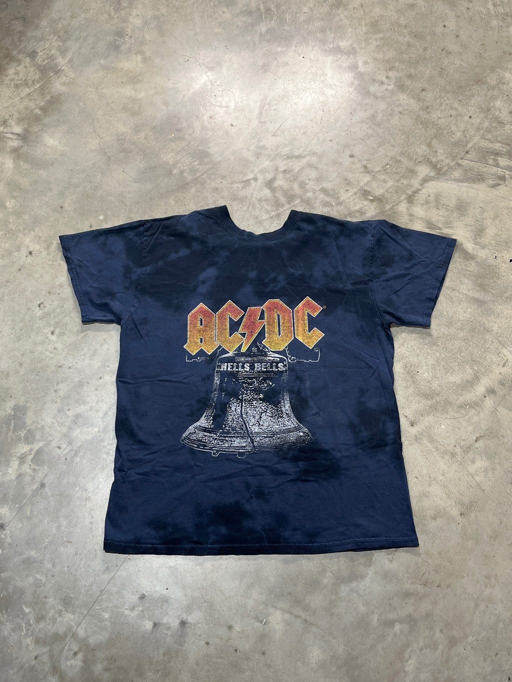 ACDC Preowned Medium Tie Dye T-shirt