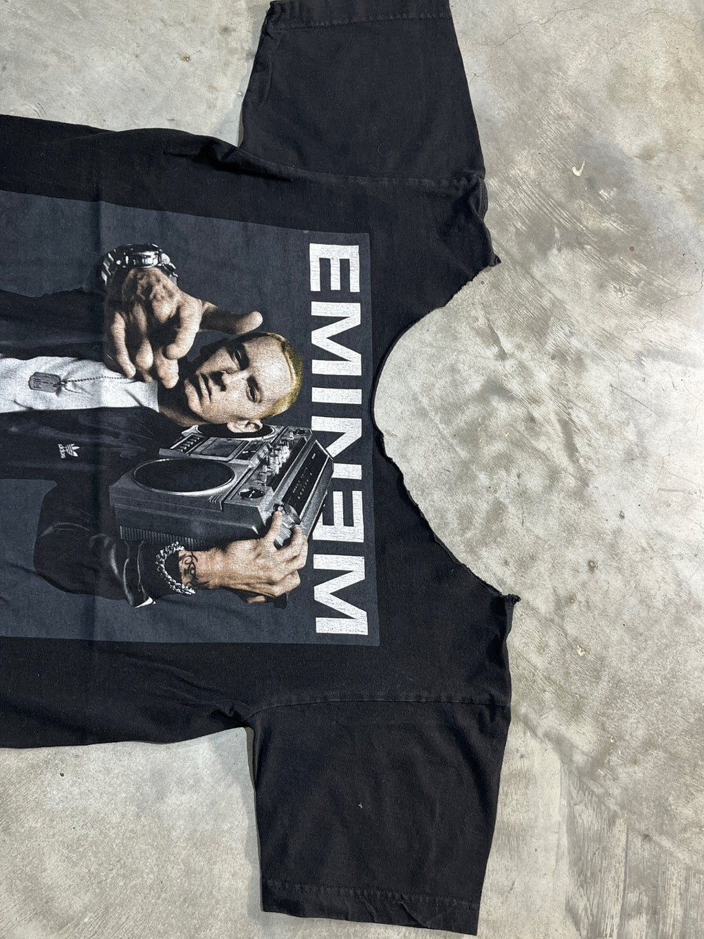 Eminem Preowned Medium Cropped Neckline T-shirt