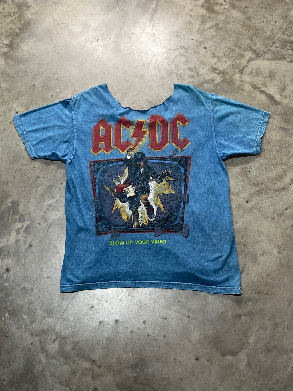 ACDC Preowned Large Cropped T-shirt