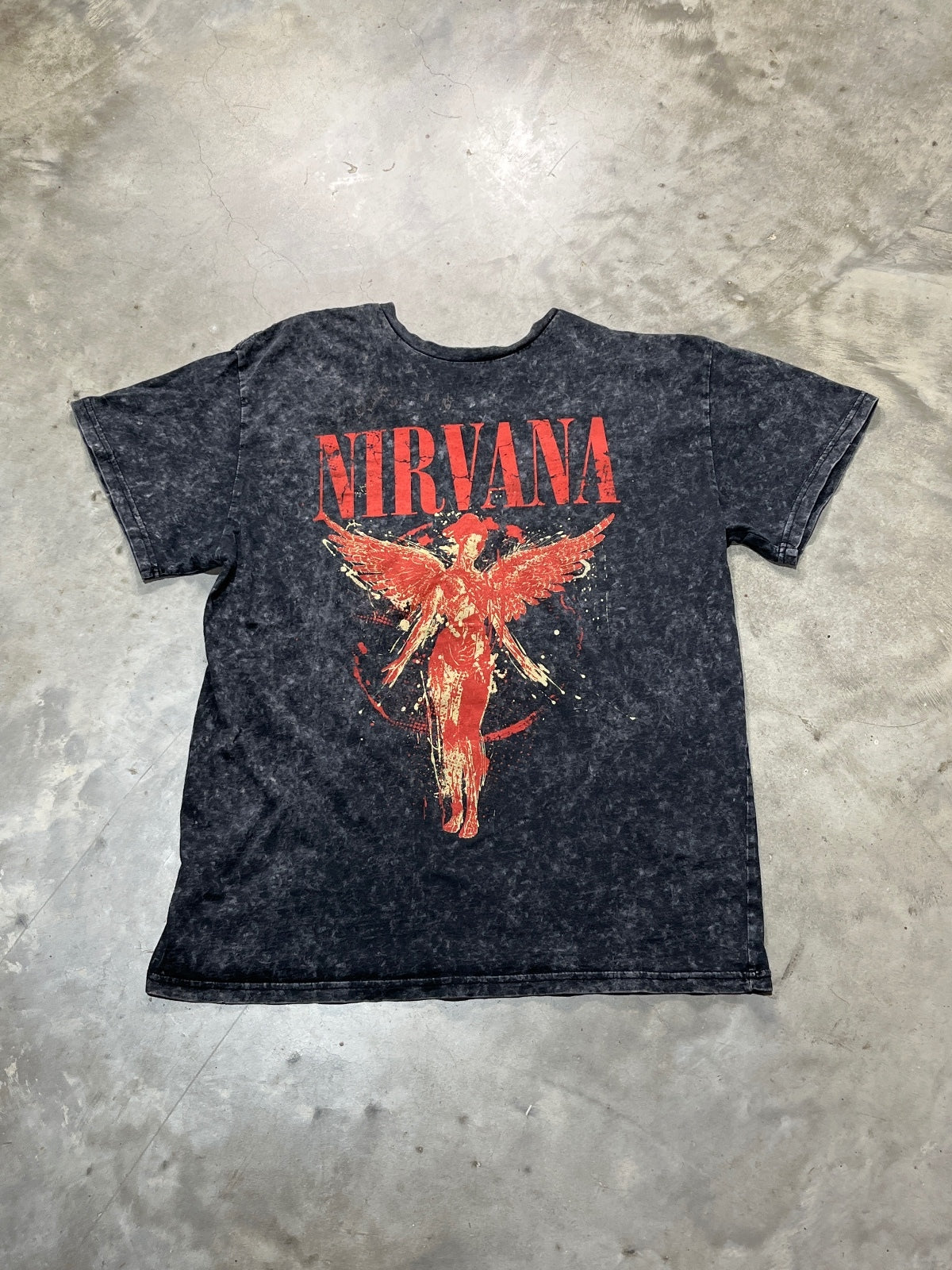 Nirvana Preowned Large Tie Dye T-shirt