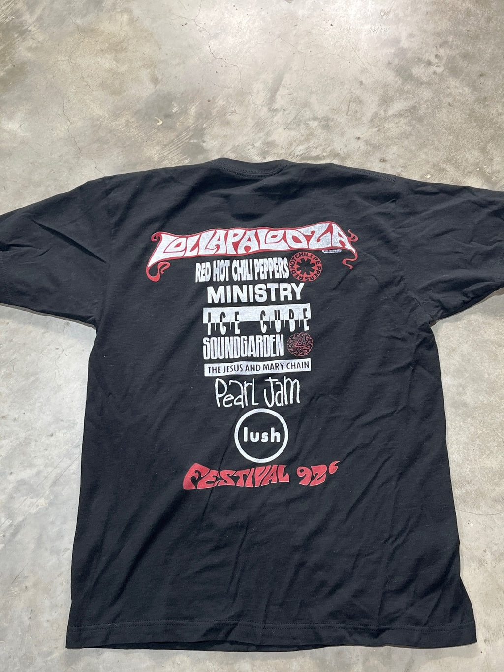 Lollapalooza 1992 Preowned Large T-shirt