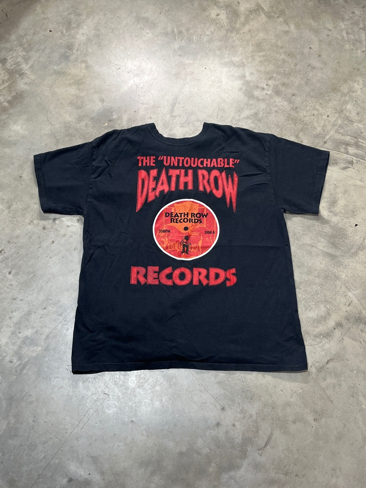 Death Row Records Preowned Large T-shirt