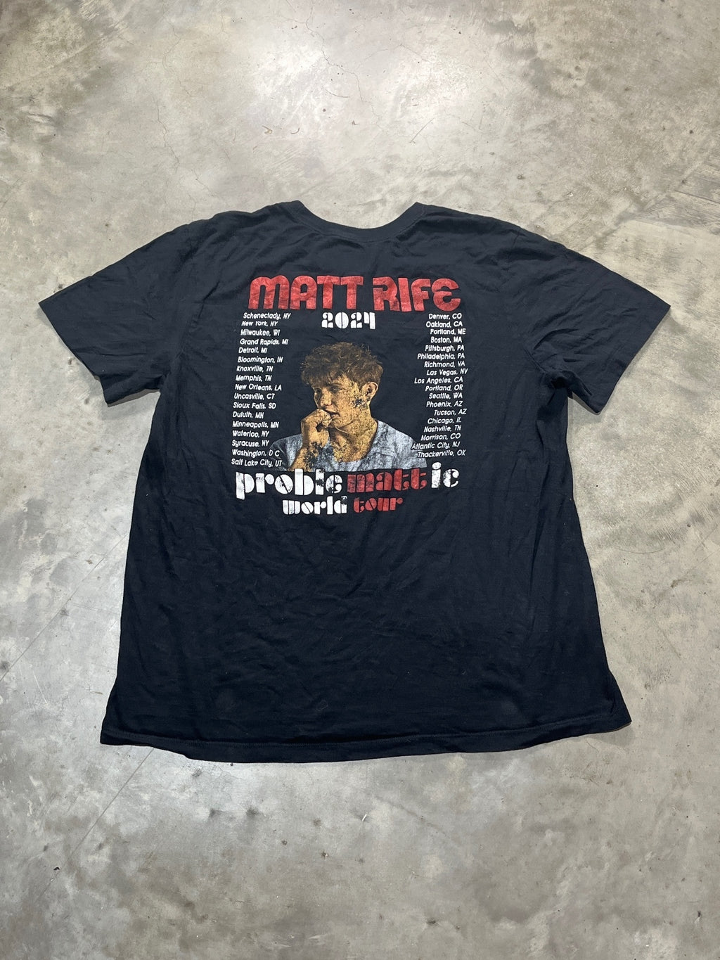 Matt Rife Preowned XL T-shirt