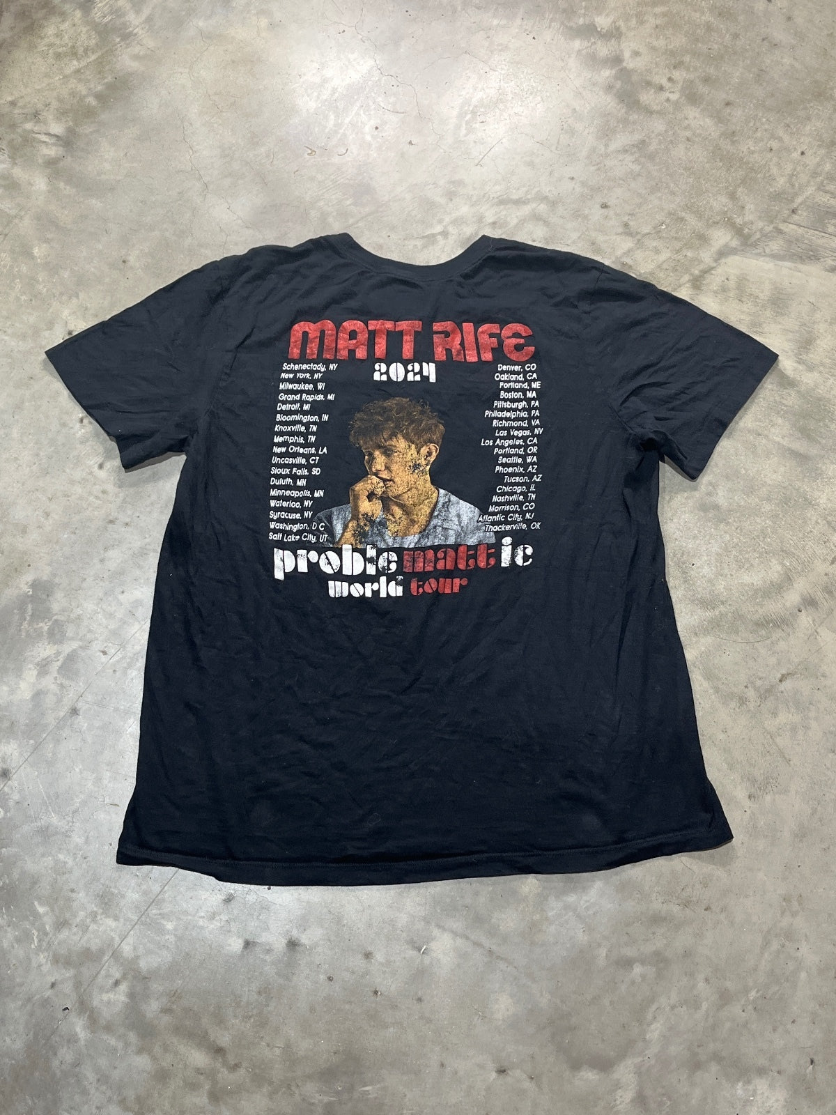 Matt Rife Preowned XL T-shirt