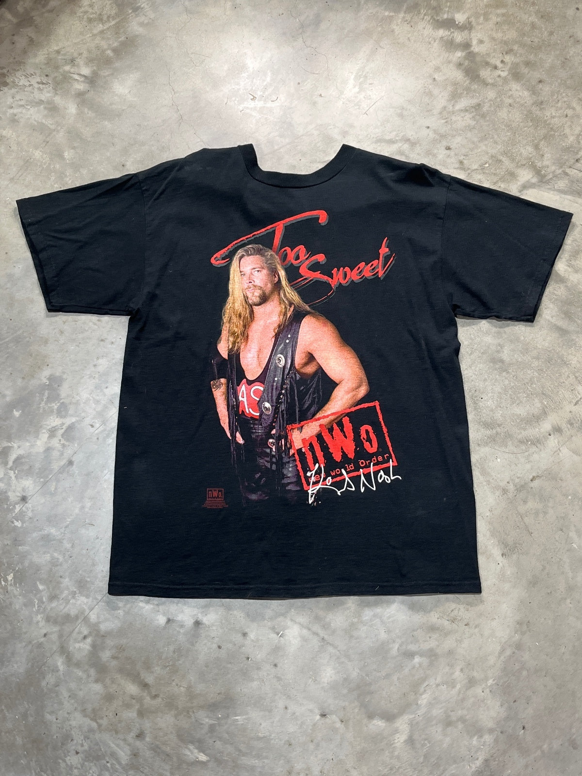 VTG 1998 WCW Kevin Nash Preowned XL T-shirt