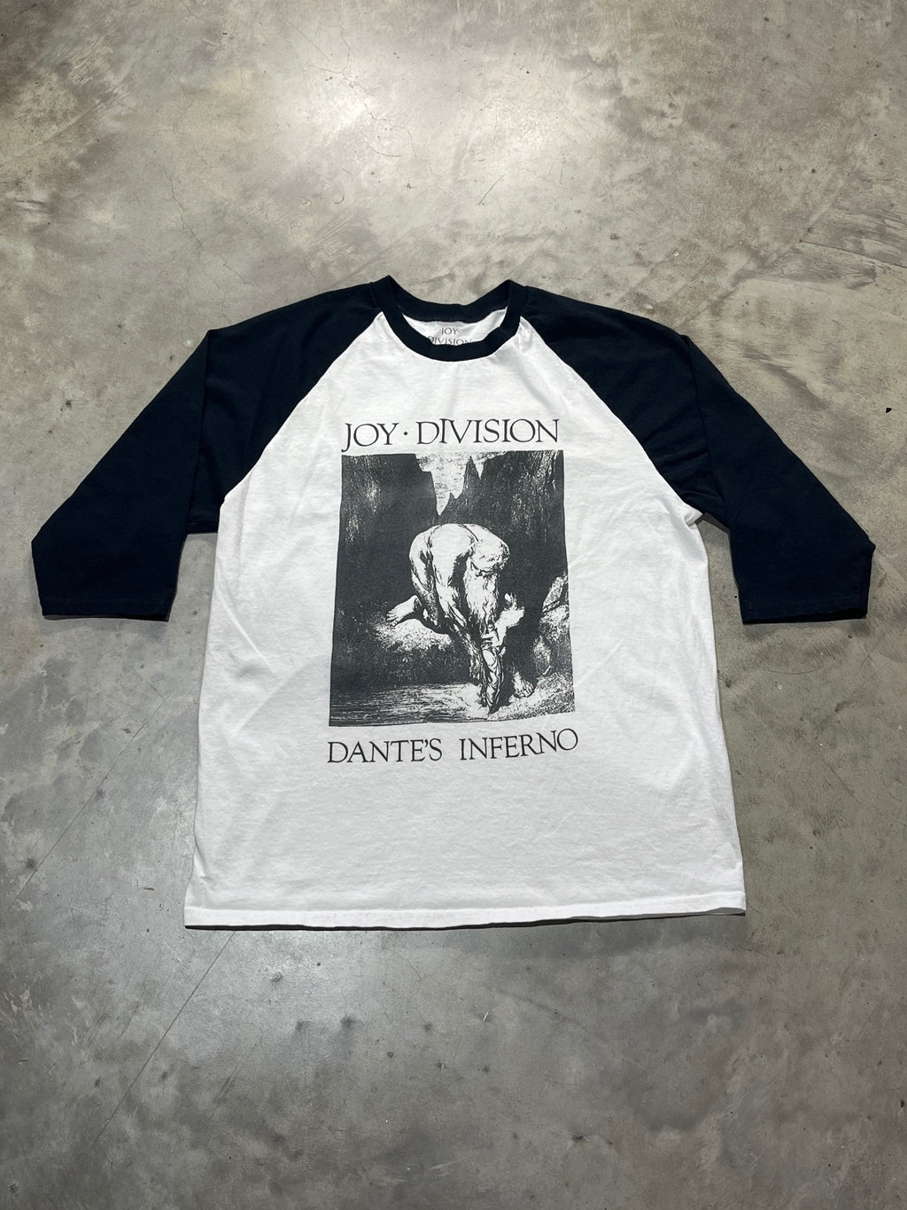 Joy Division Preowned Large 3/4 Sleeve T-shirt