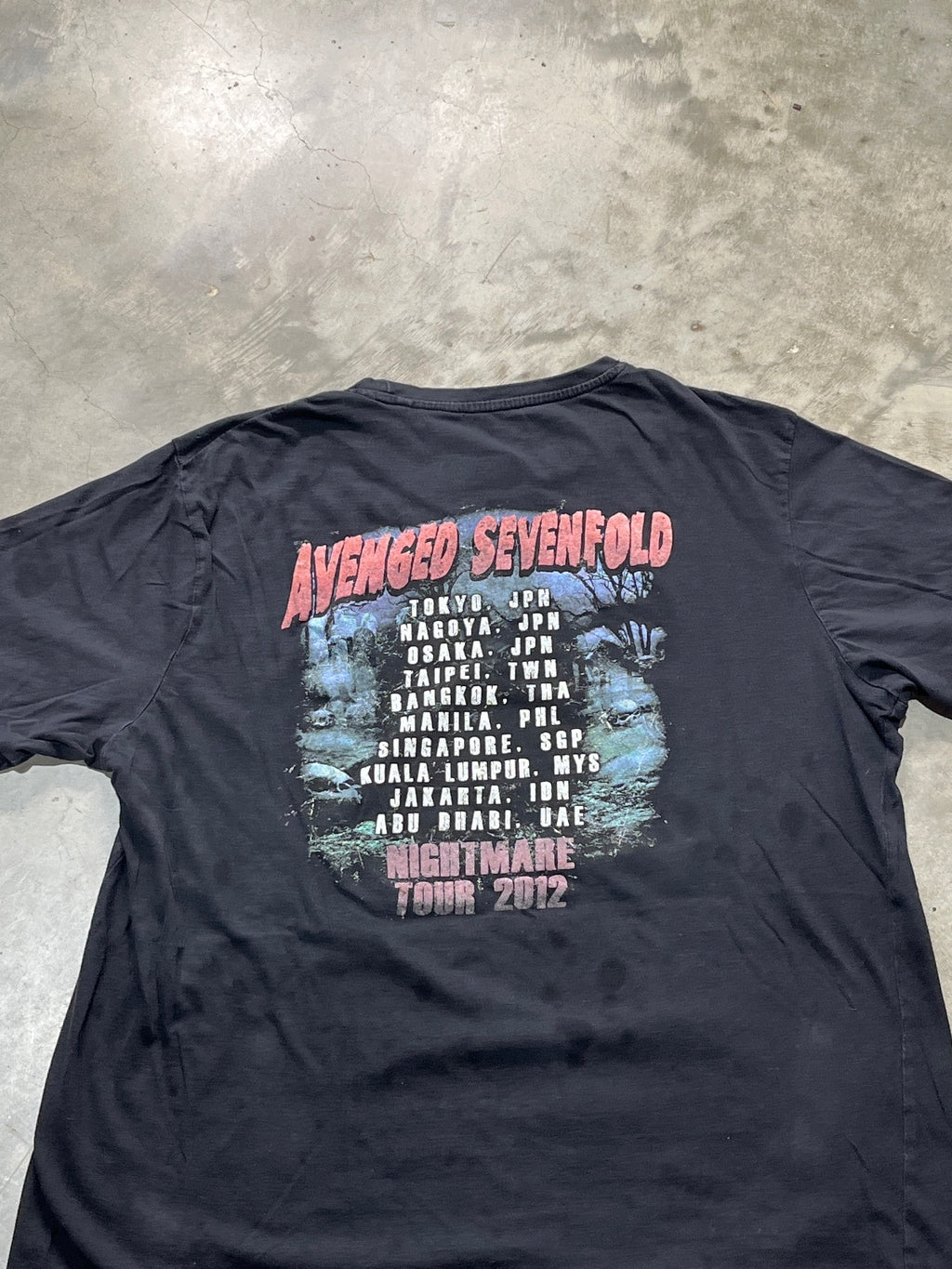 Avenged Sevenfold Preowned XL T-shirt