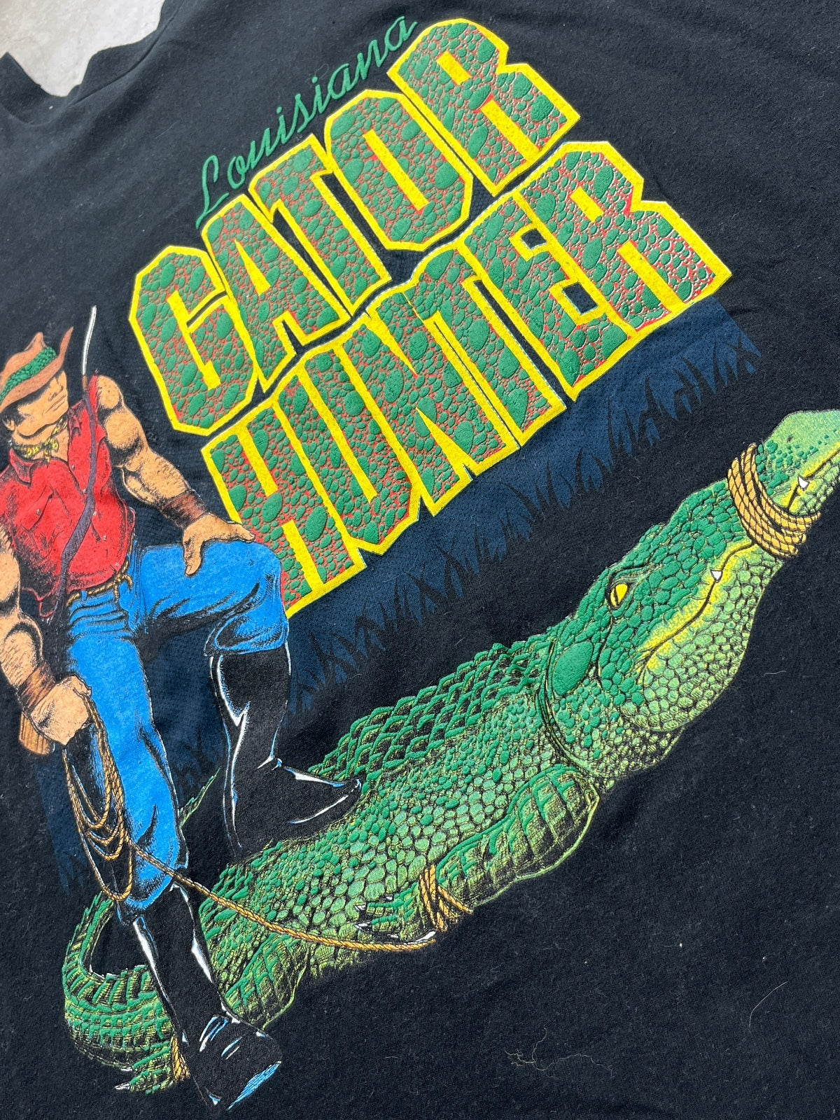 Vintage Louisiana Gator Hunter Preowned XL T-shirt