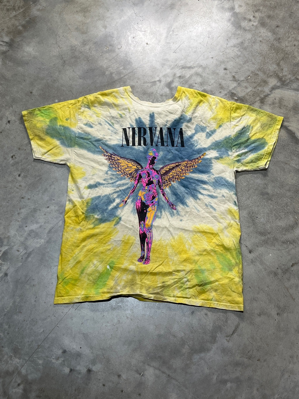 Nirvana Preowned Small Tie Dye T-shirt
