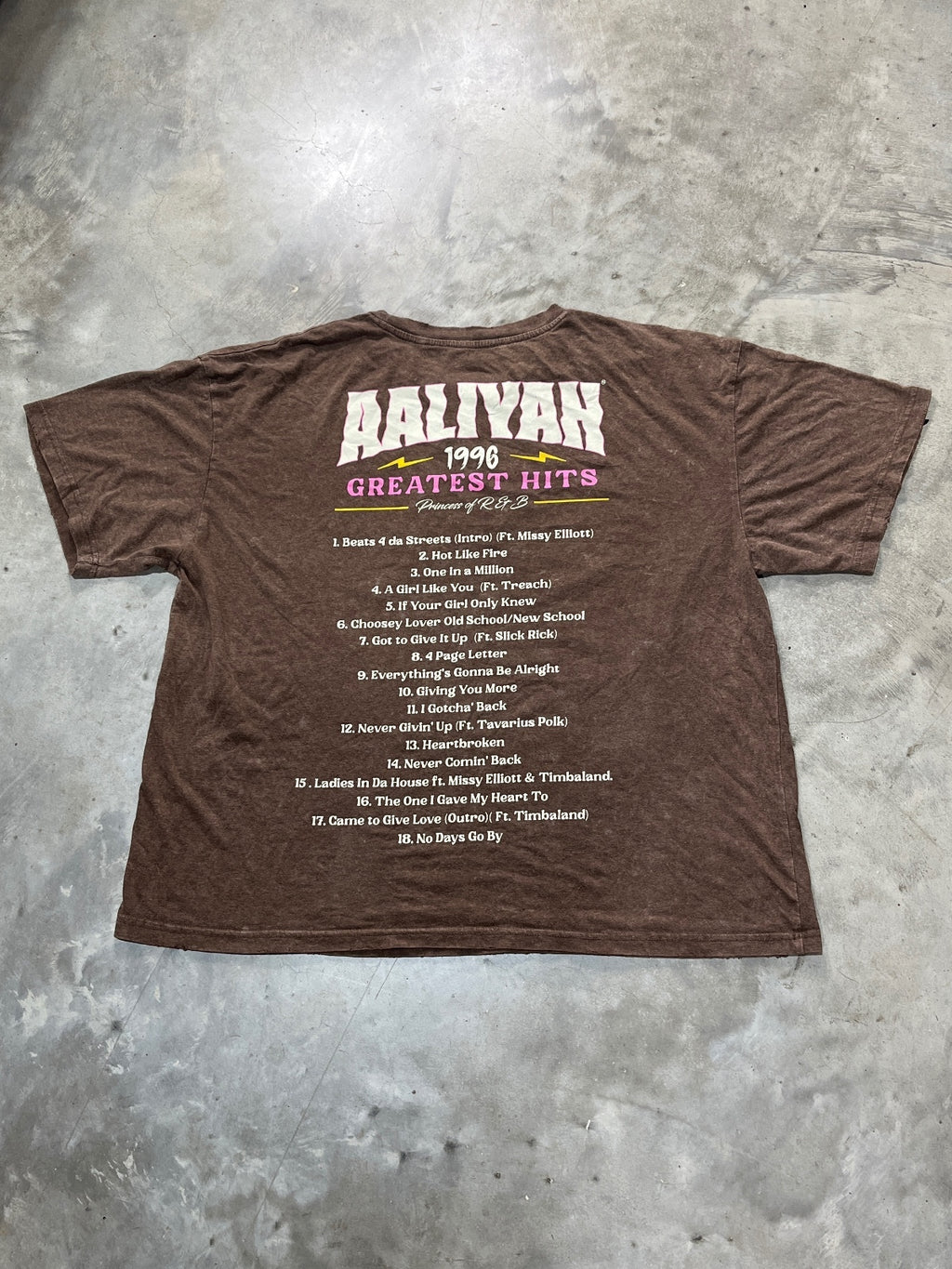 Aaliyah Preowned 2XL T-shirt