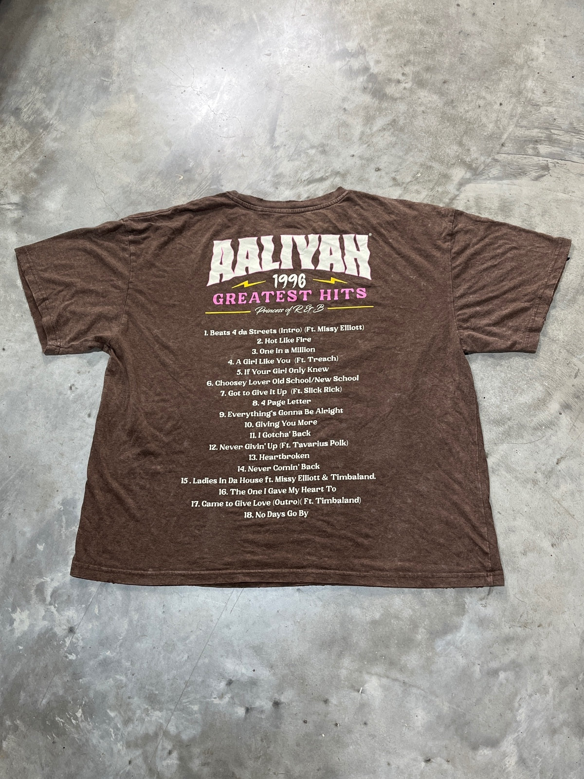 Aaliyah Preowned 2XL T-shirt