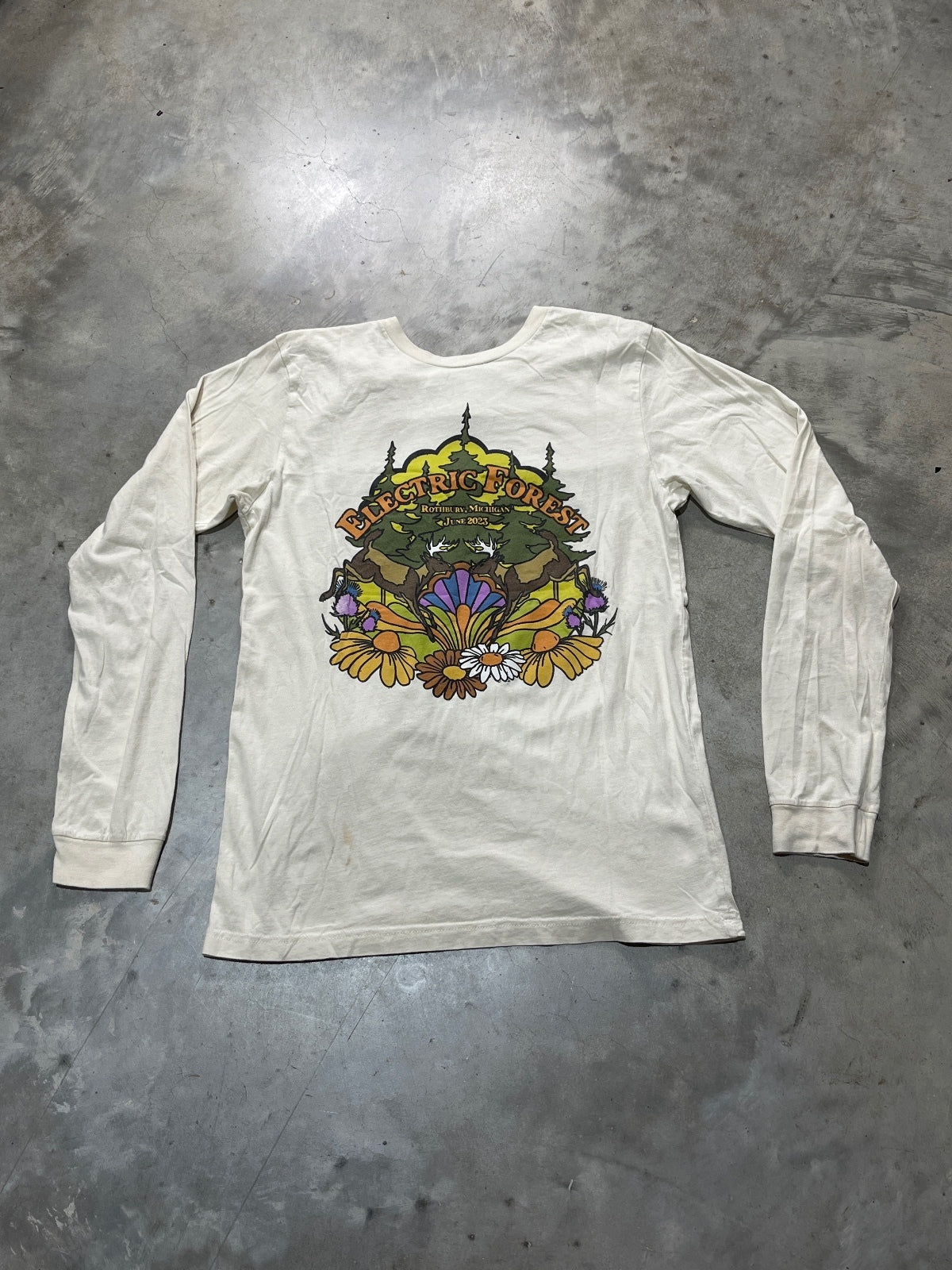 Electric Forest Preowned Medium Long Sleeve T-shirt