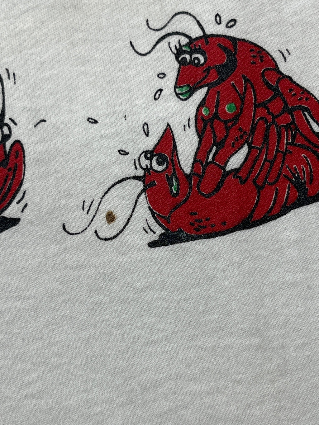 Vintage Doing It Cajun Style Crawfish Preowned Large T-shirt