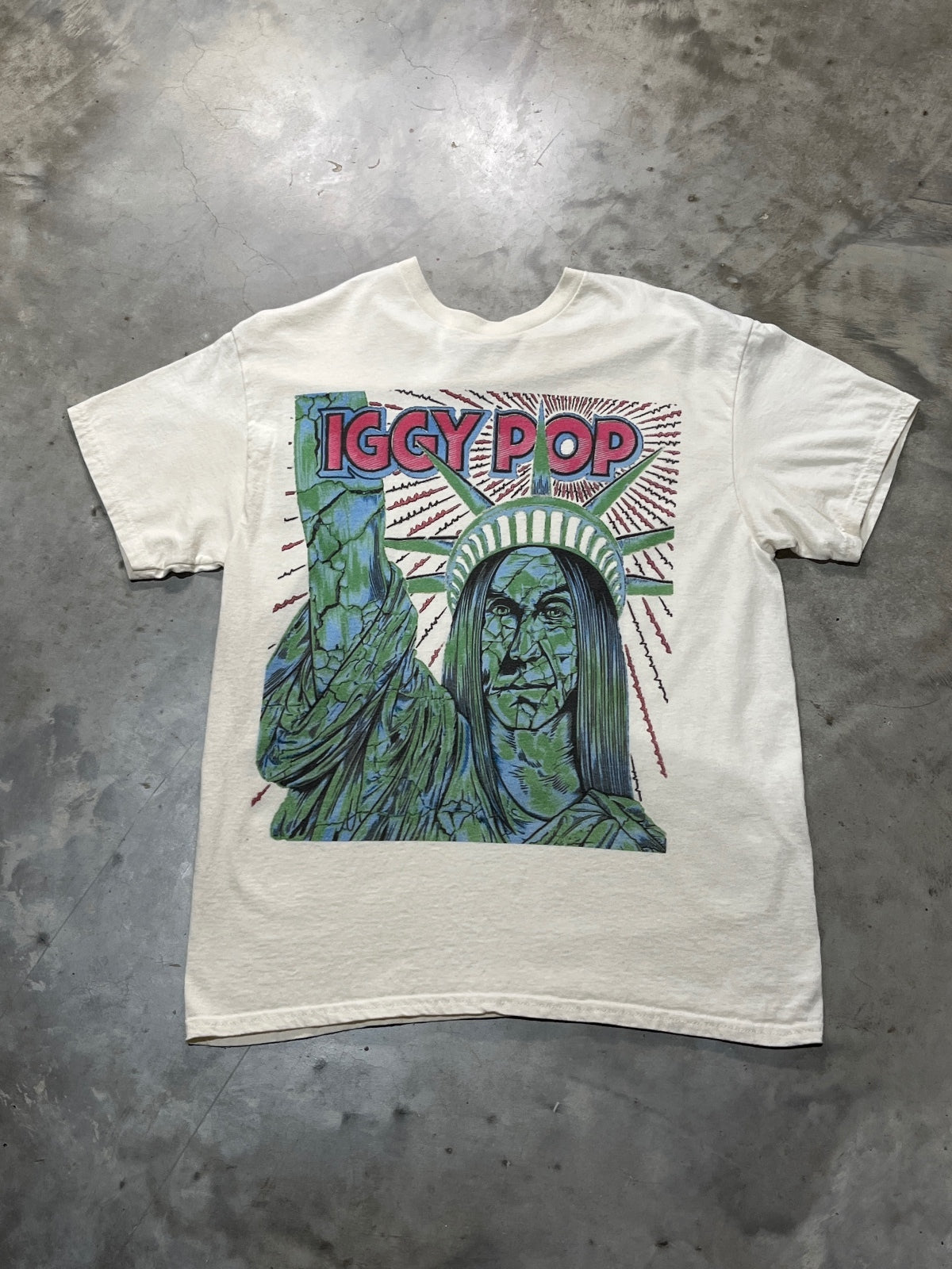 Iggy Pop Preowned Large T-shirt