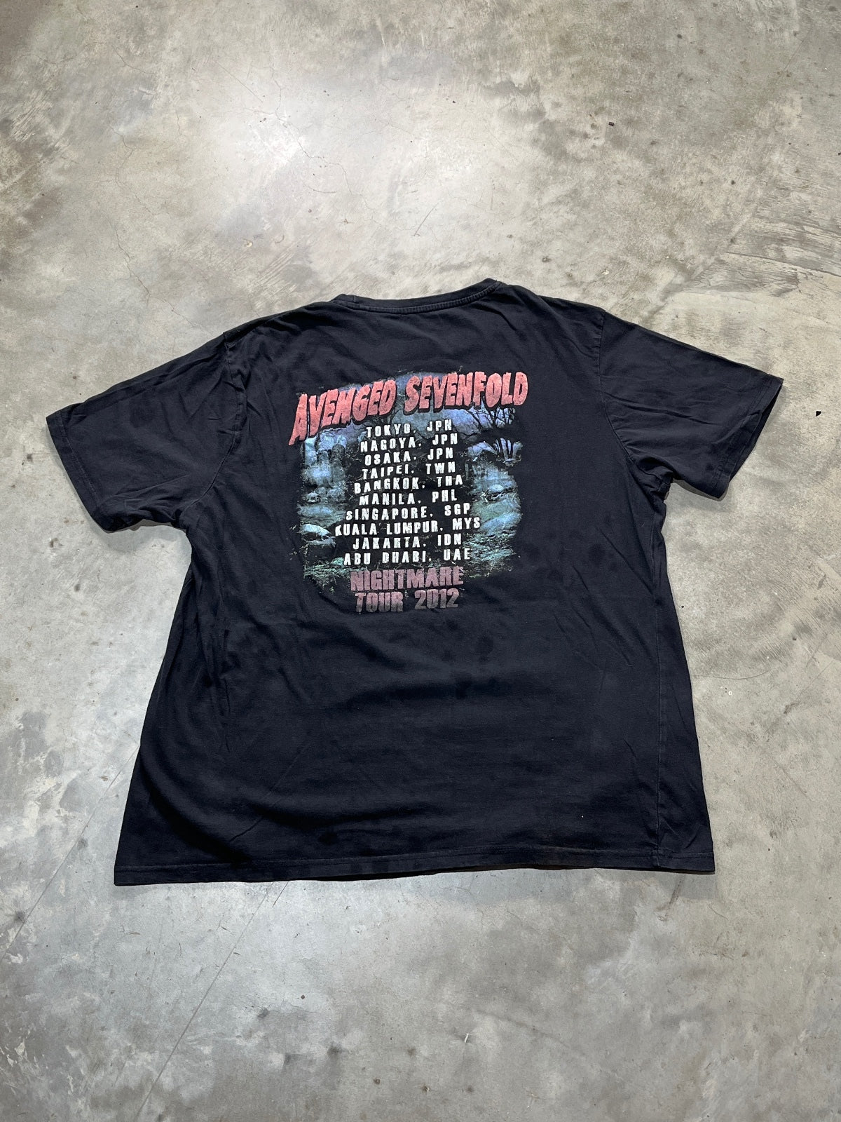 Avenged Sevenfold Preowned XL T-shirt
