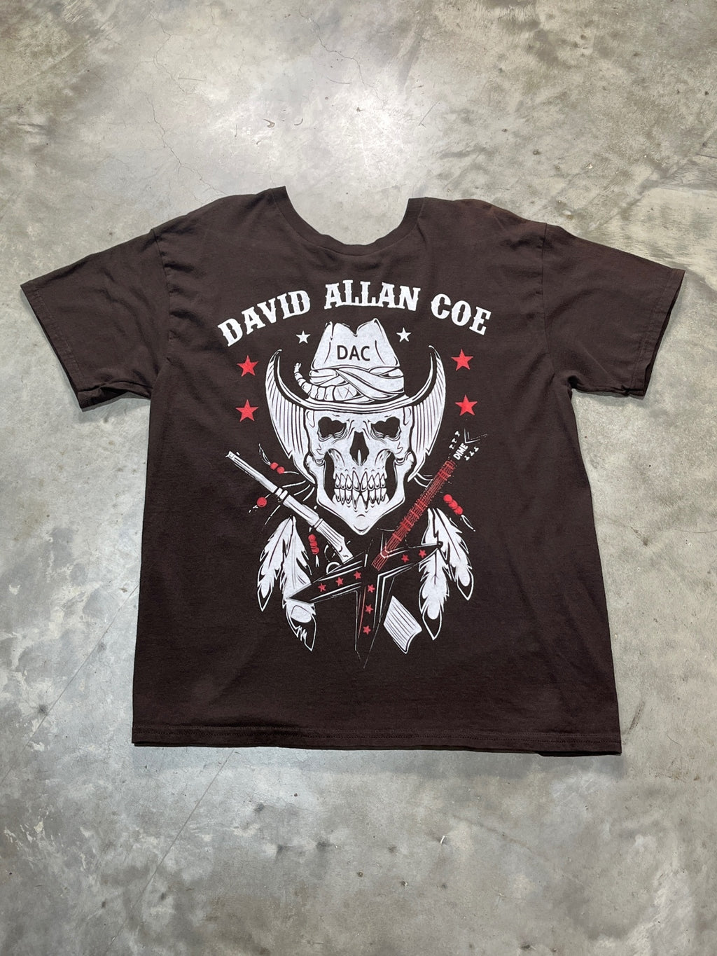 David Allan Coe Preowned Large T-shirt