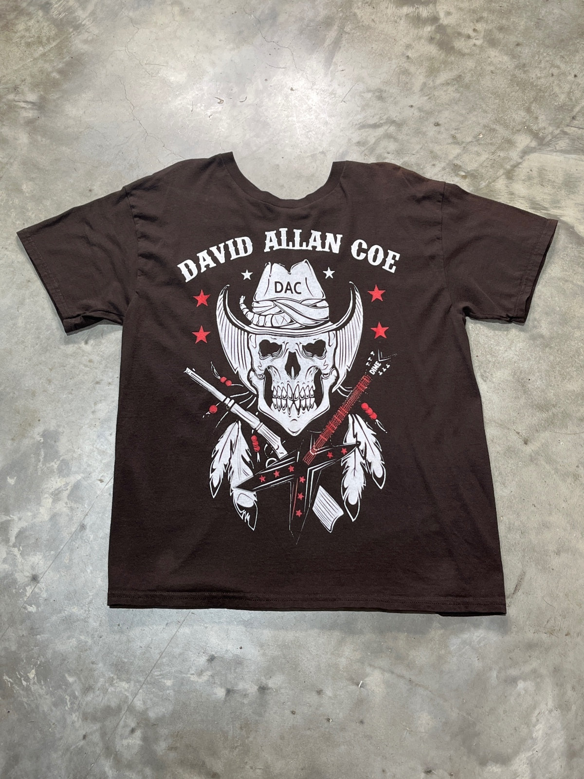 David Allan Coe Preowned Large T-shirt