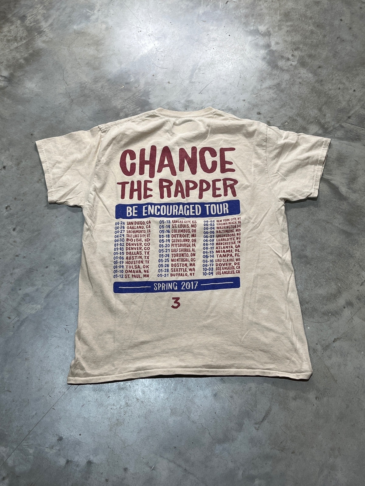 Chance The Rapper Preowned Medium T-shirt