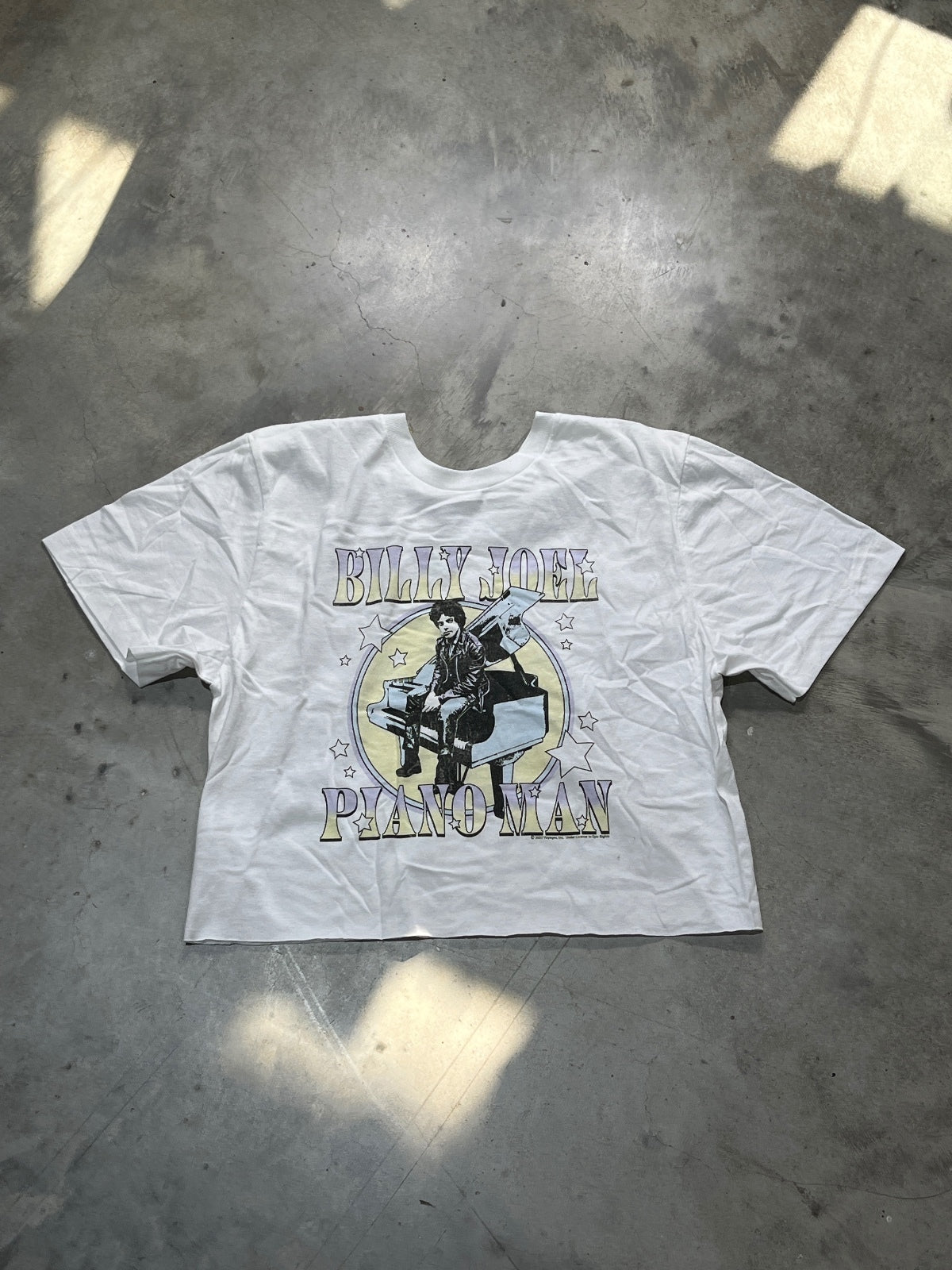Billy Joel Preowned Small Cropped T-shirt