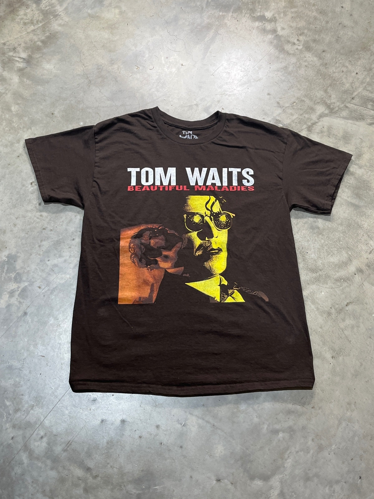 Tom Waits Preowned Large T-shirt