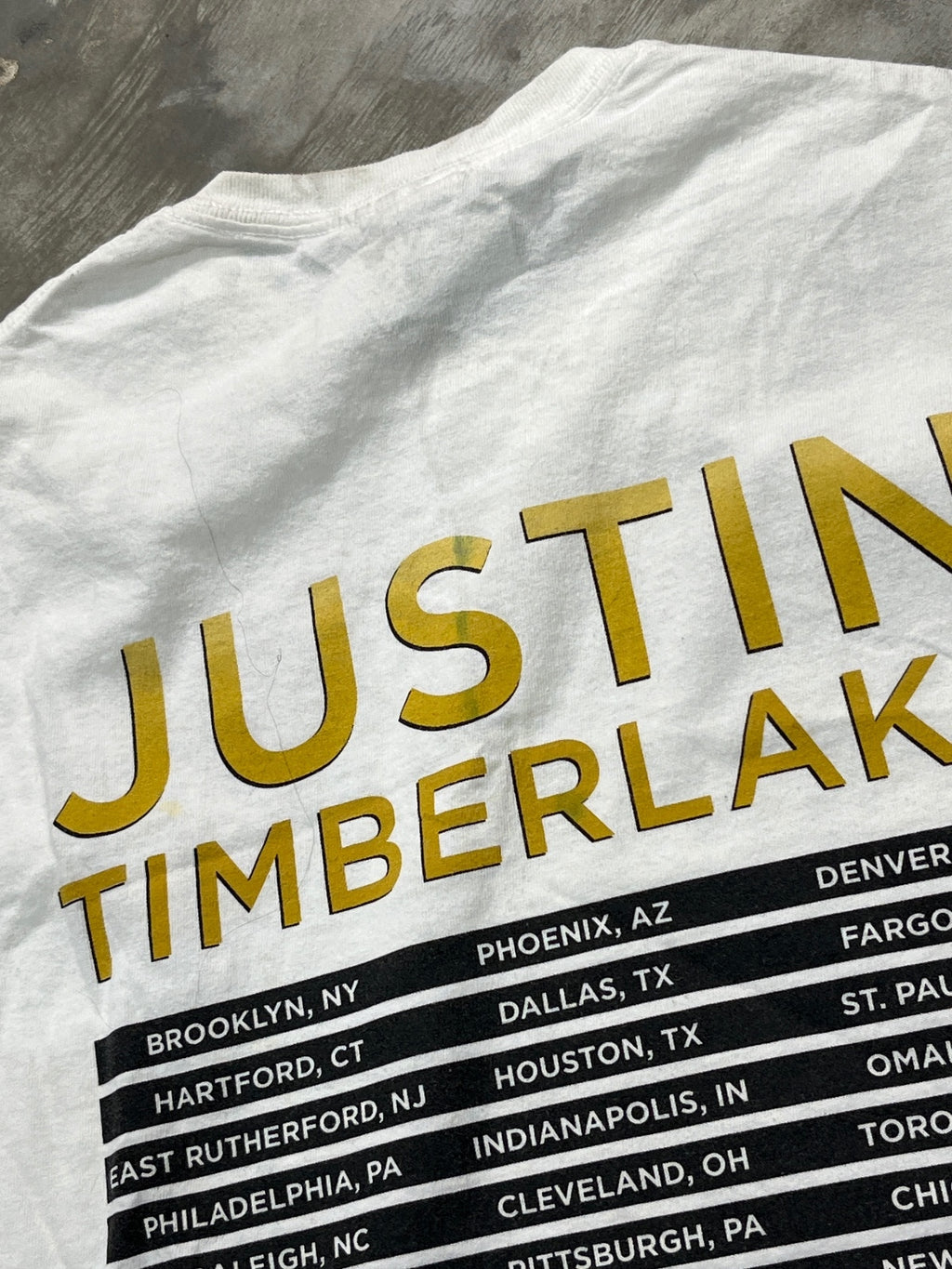 Justin Timberlake Preowned Medium T-shirt