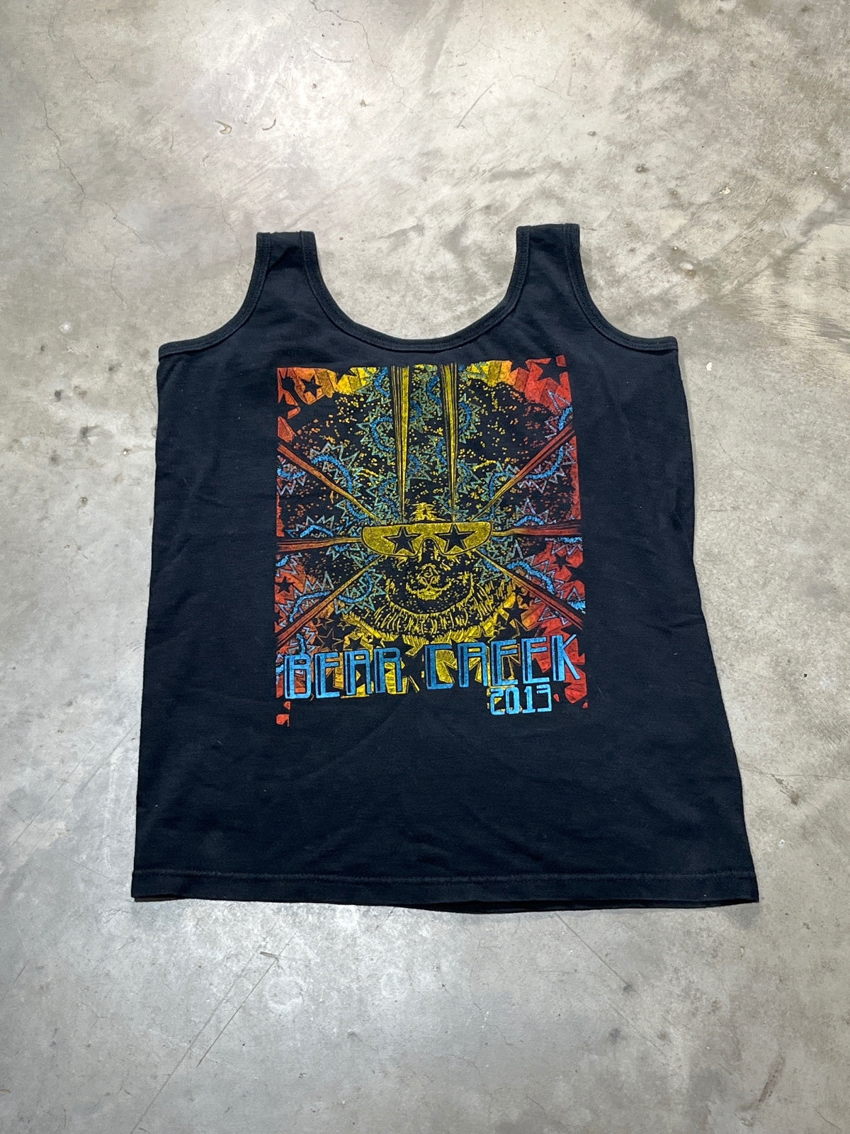 Bear Creek Music & Art Festival 2013 Preowned Small Tank Top T-shirt