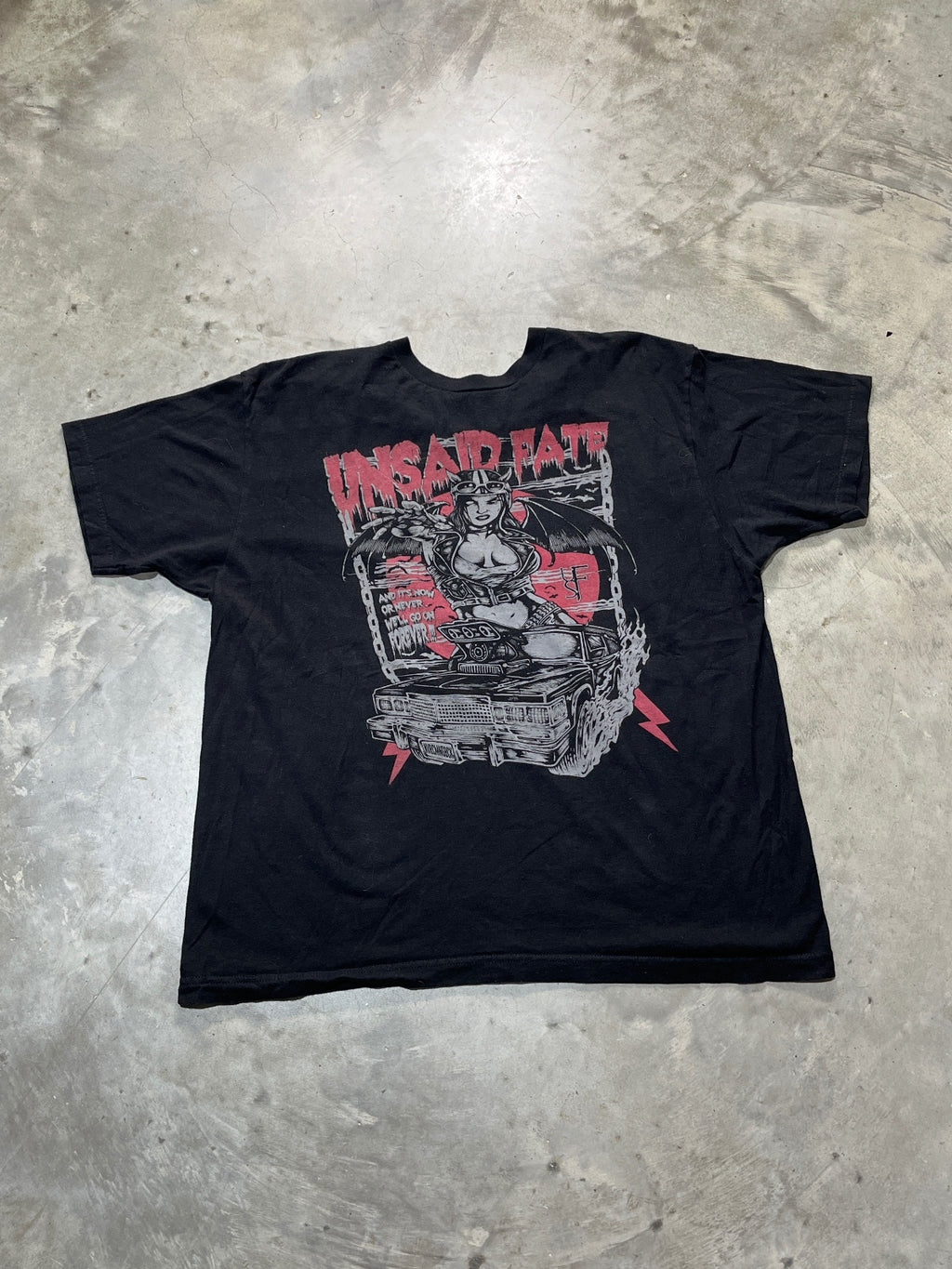 Unsaid Fate Preowned XL T-shirt