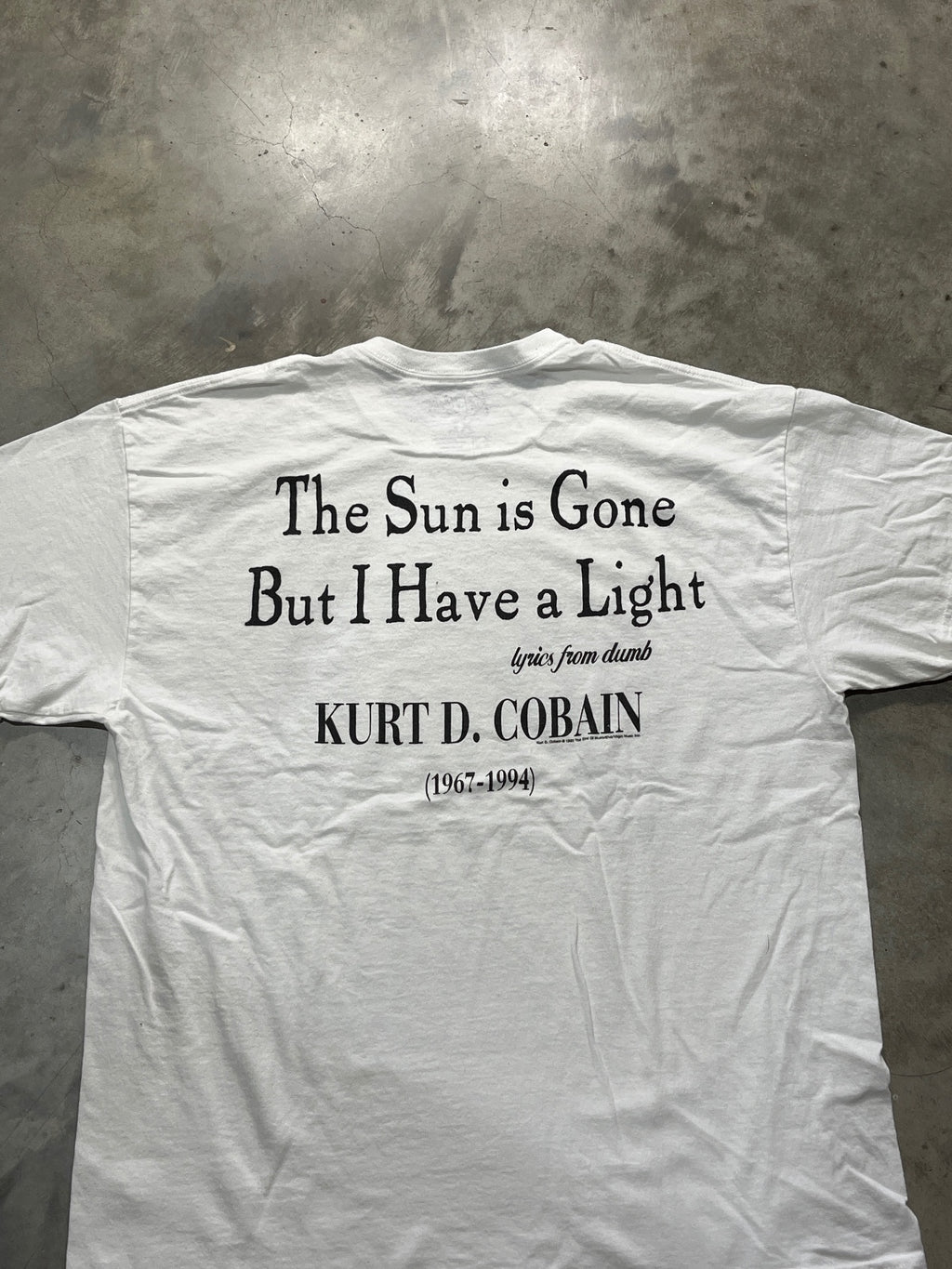 Kurt Cobain Preowned XL T-shirt
