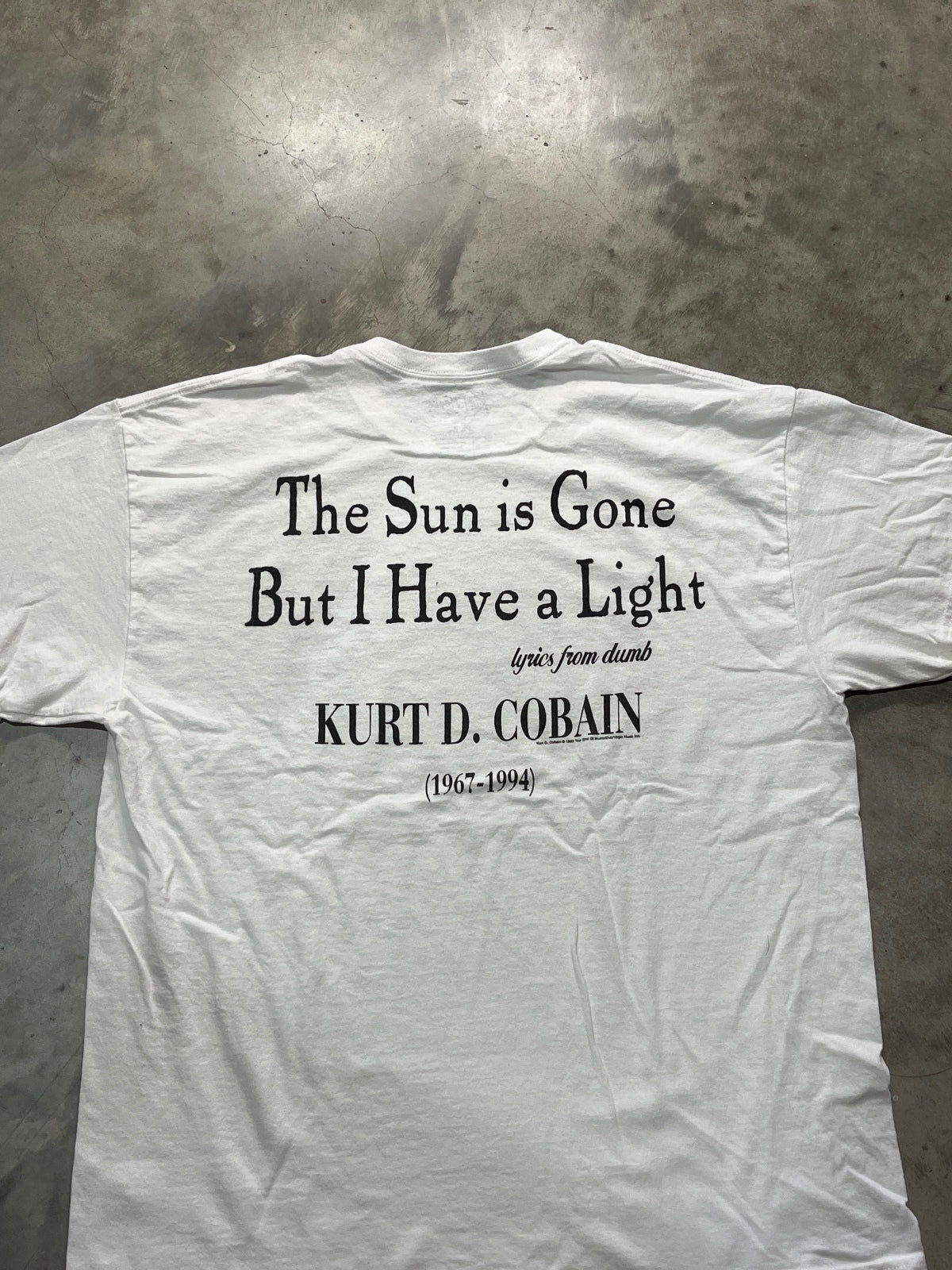 Kurt Cobain Preowned XL T-shirt