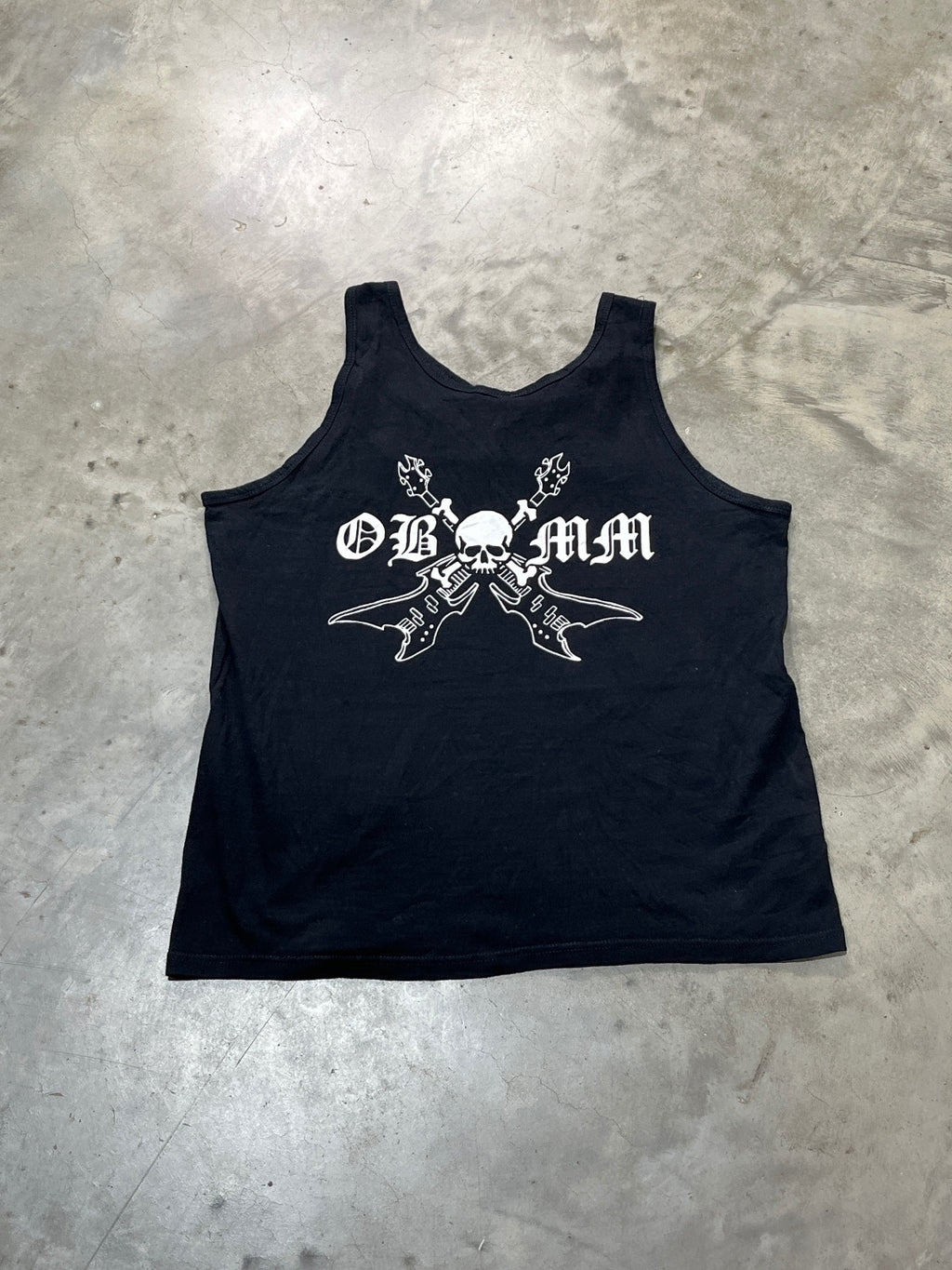 Old Bridge Metal Militia Preowned Large Tank Top T-shirt