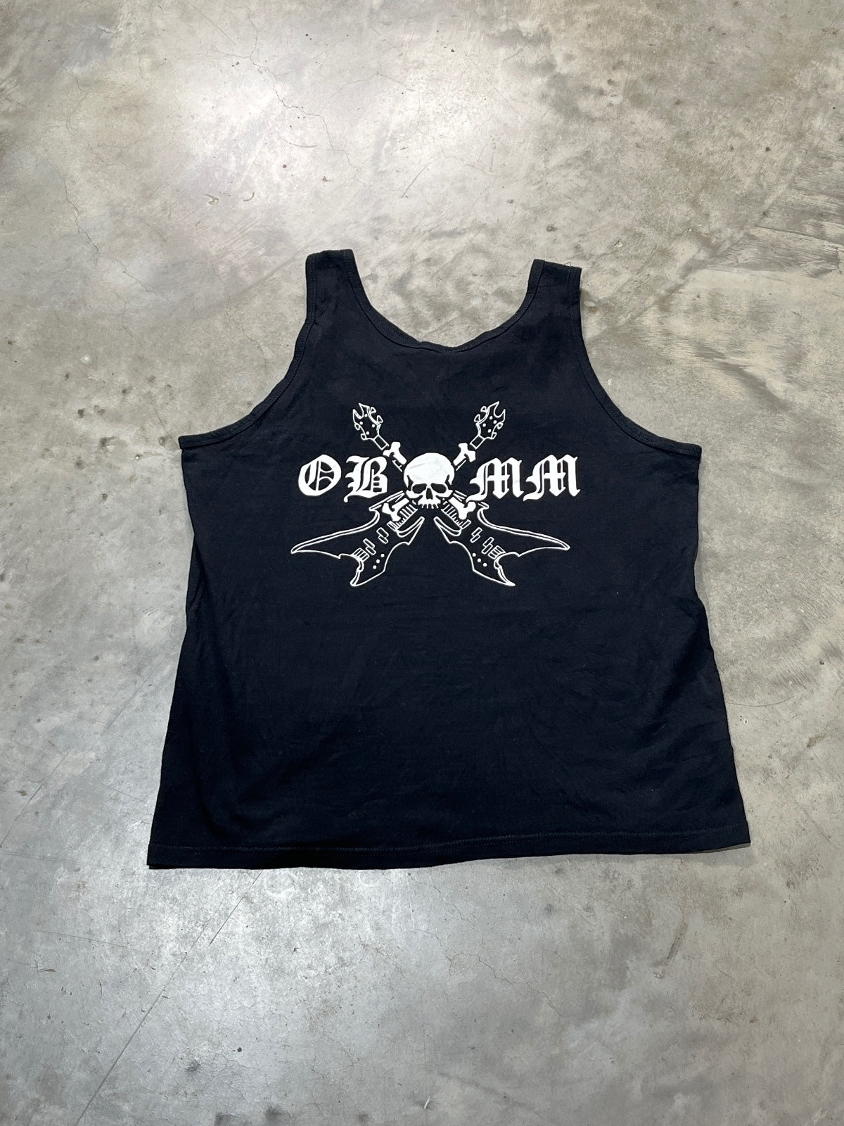 Old Bridge Metal Militia Preowned Large Tank Top T-shirt