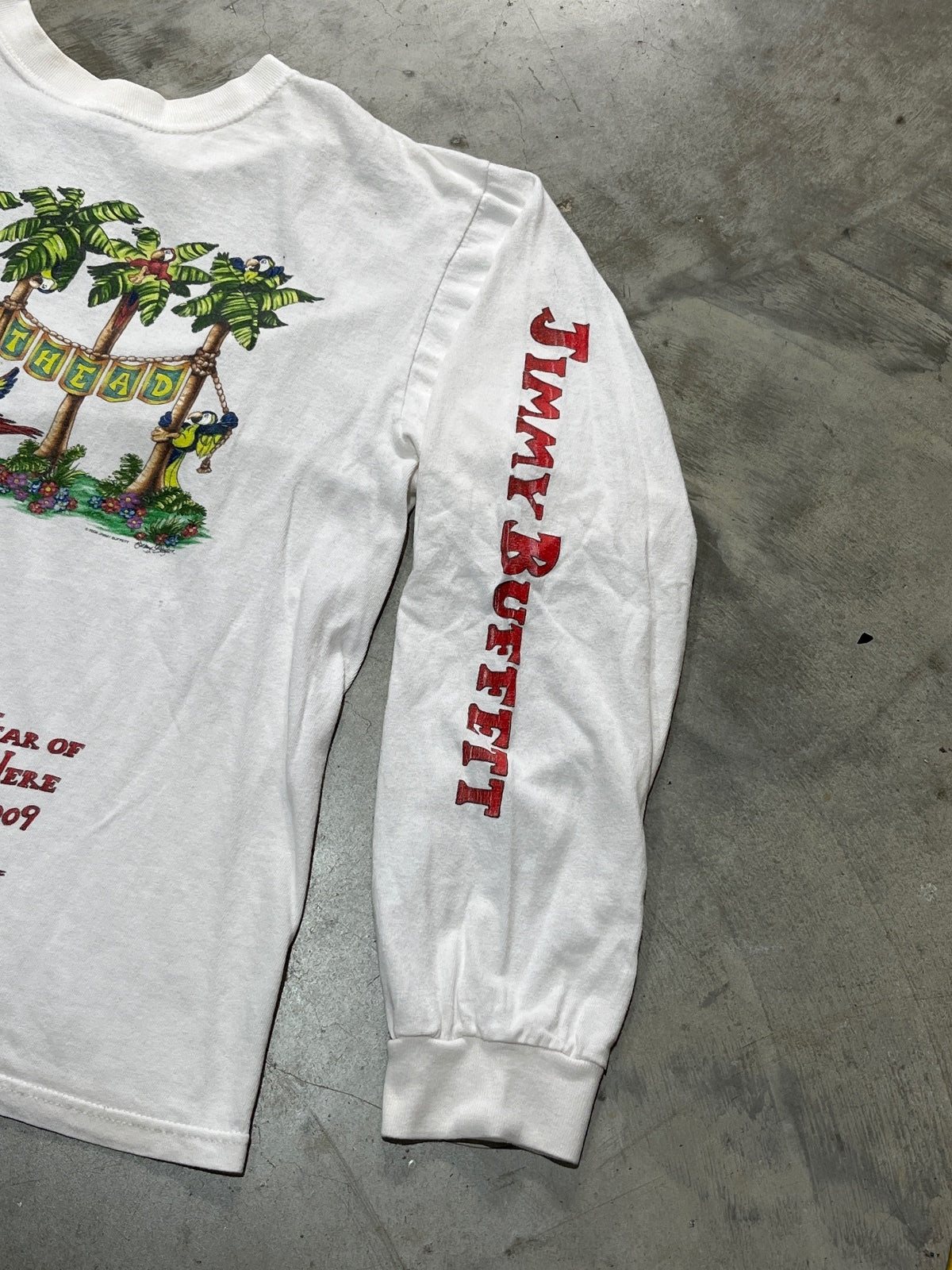 Jimmy Buffett Preowned Small Long Sleeve T-shirt
