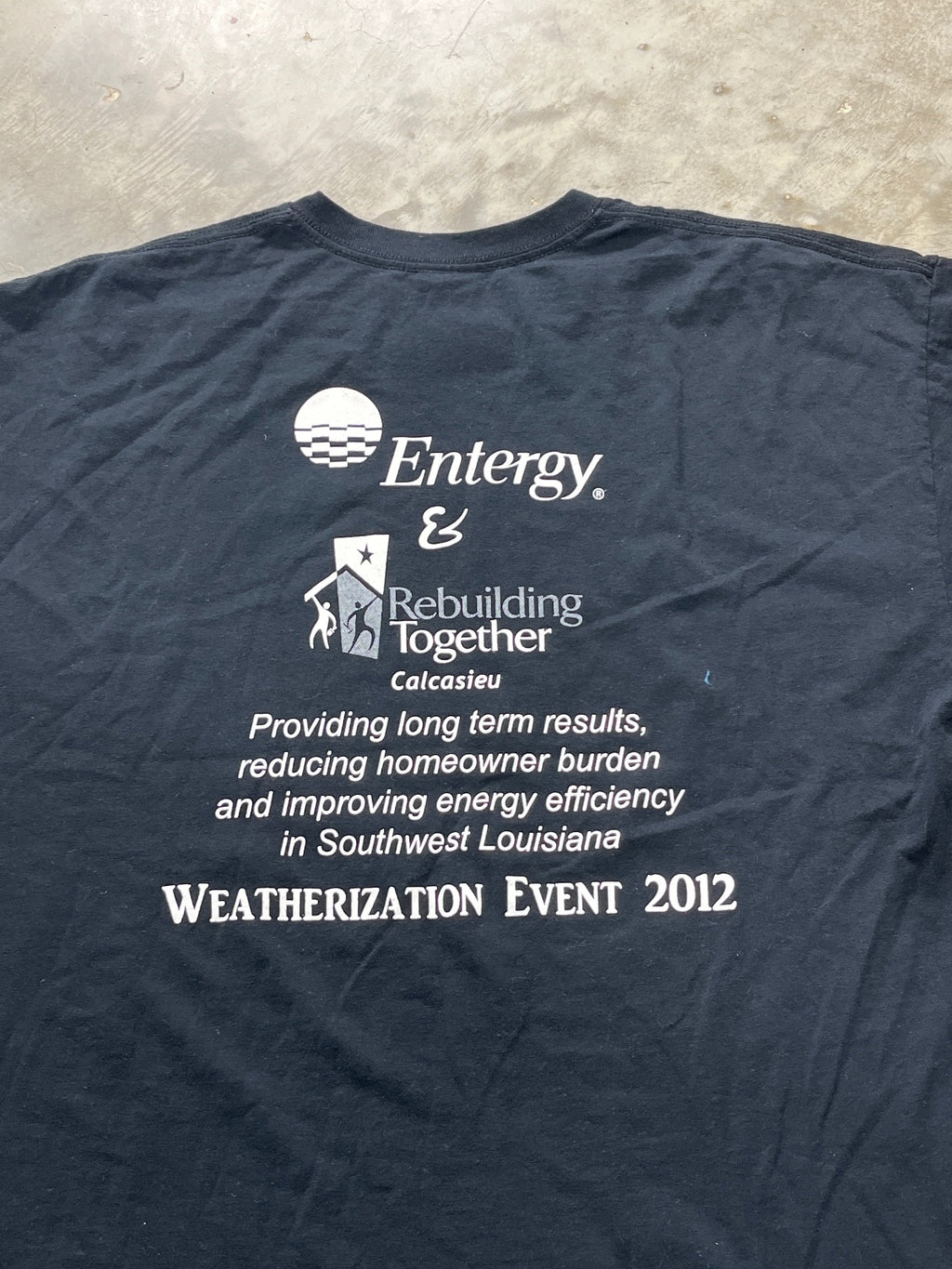 Entergy Calcasieu Rebuild Together Preowned XL T-shirt