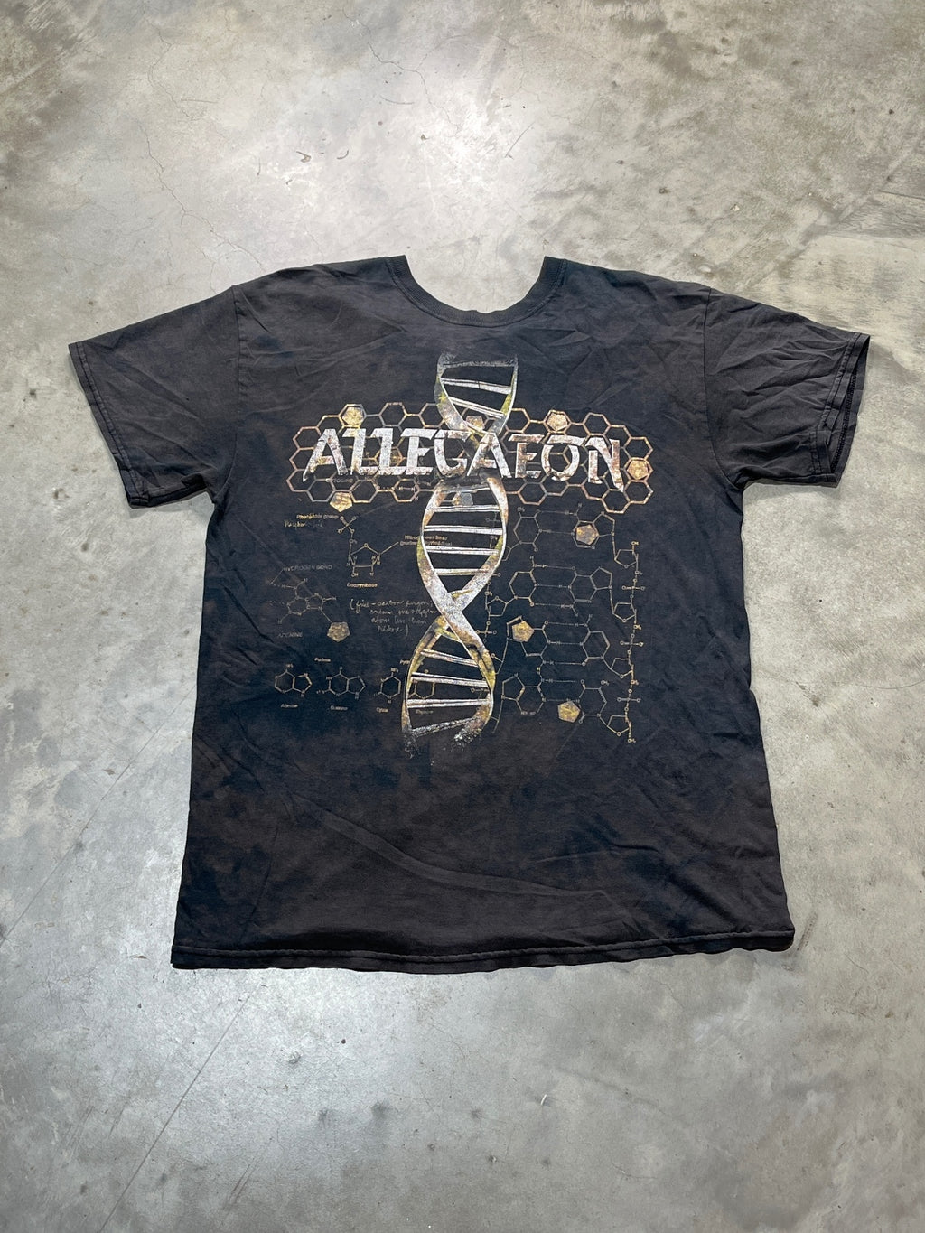 Allegaeon Preowned Large Tie Dye T-shirt