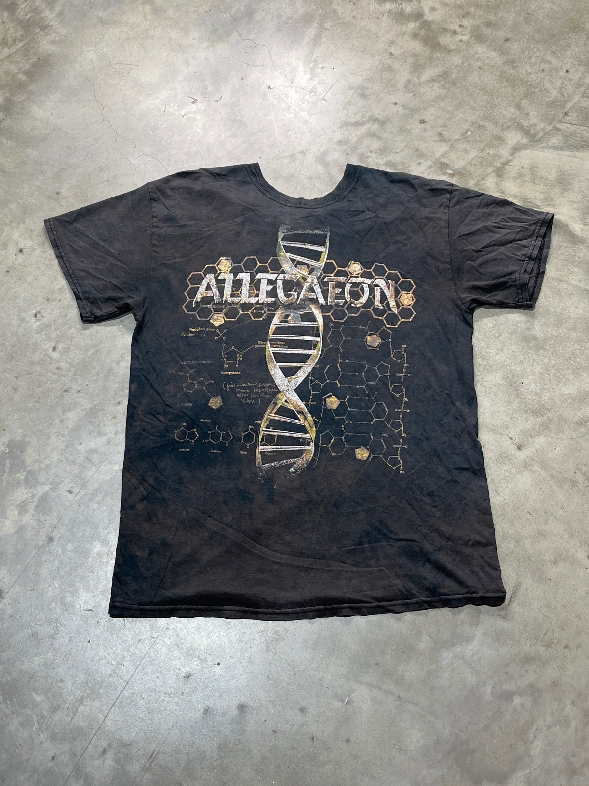 Allegaeon Preowned Large Tie Dye T-shirt