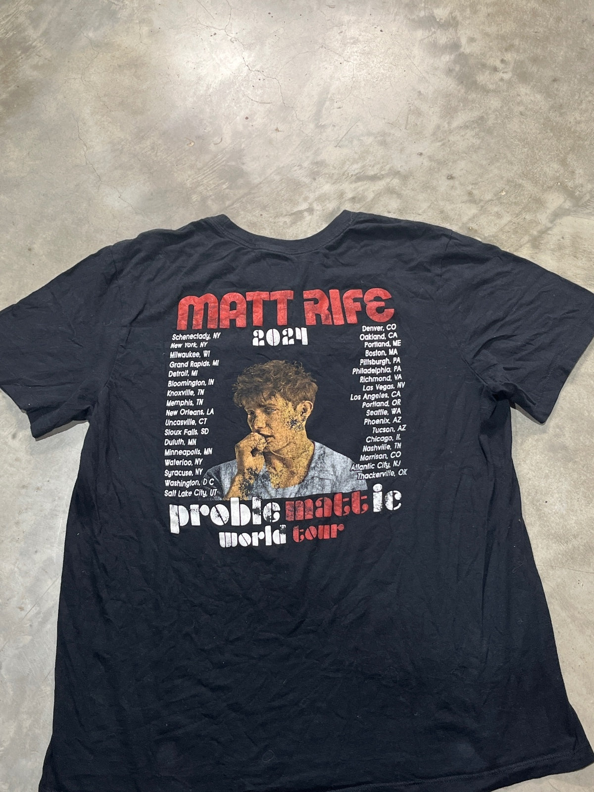 Matt Rife Preowned XL T-shirt