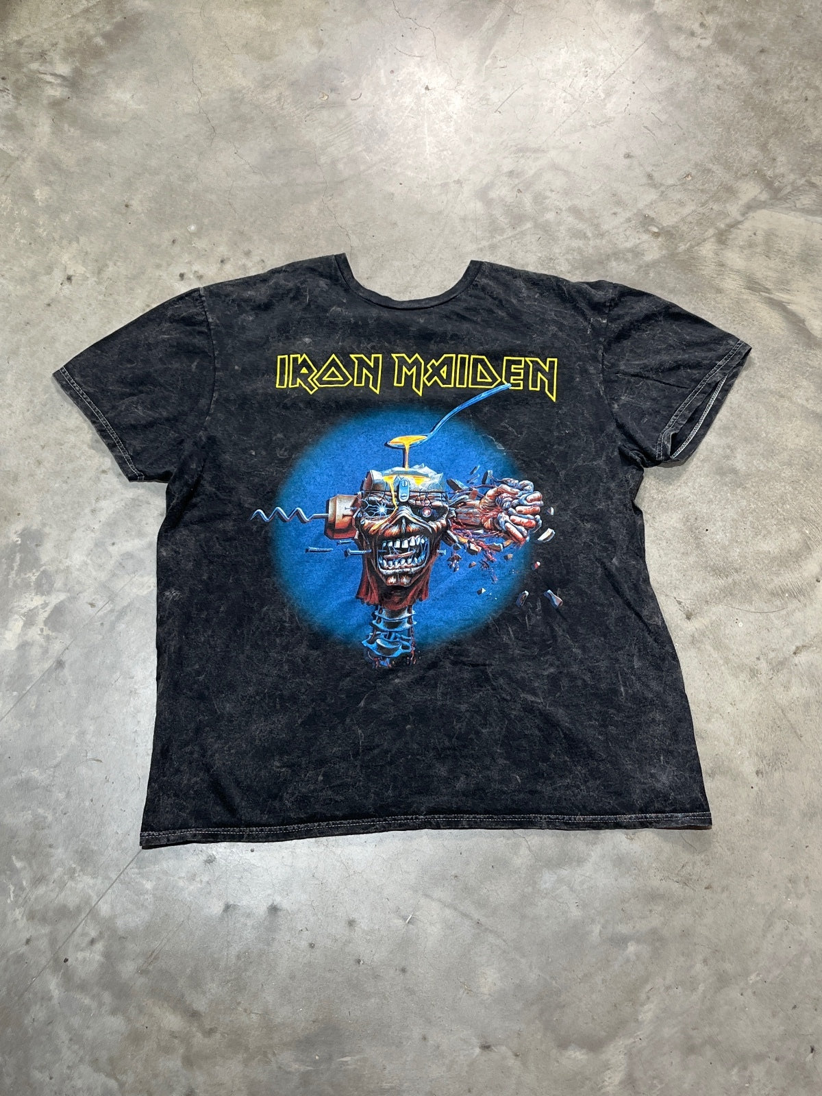 Iron Maiden Preowned Small Tie Dye T-shirt