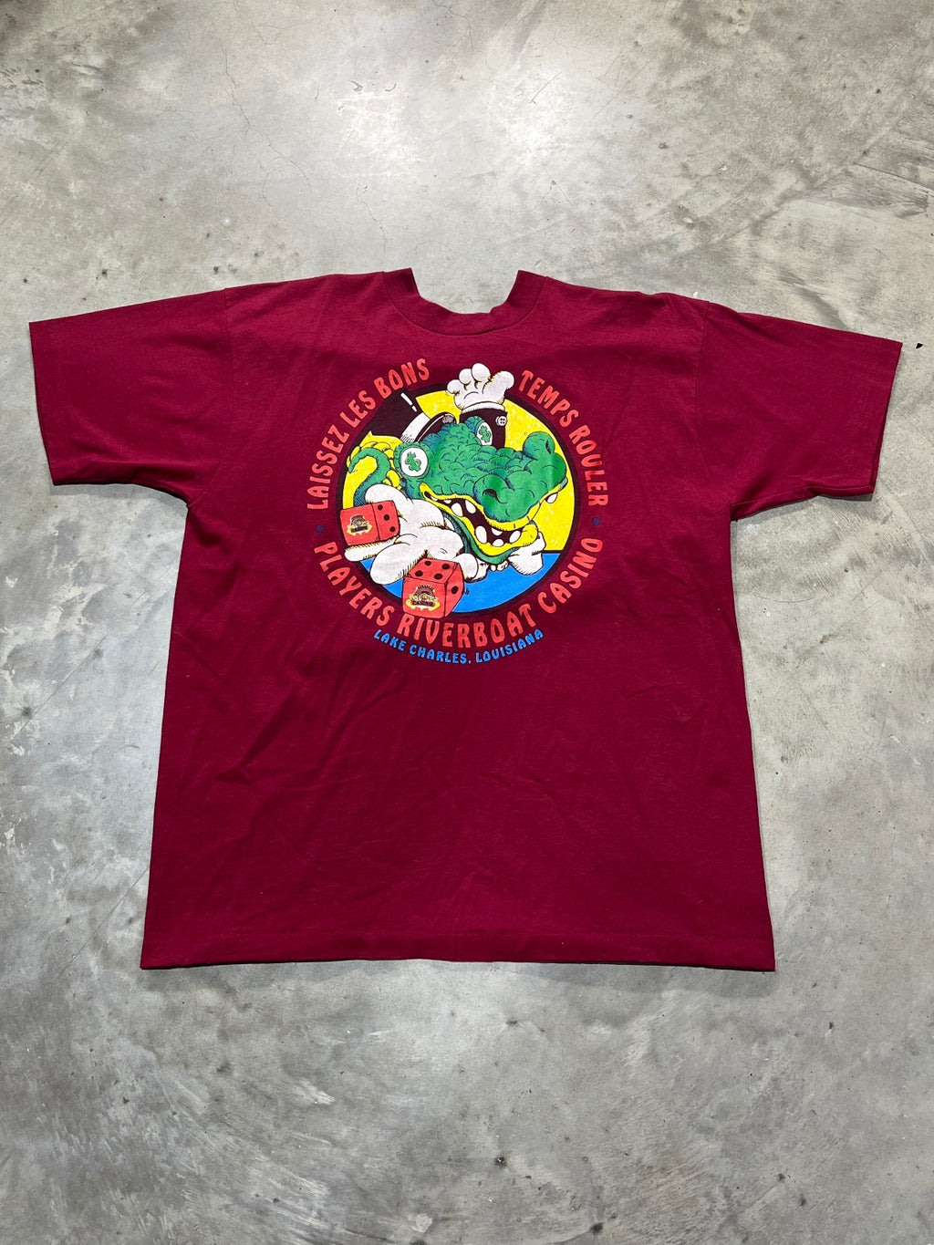 Vintage Players Riverboat Casino Preowned XL T-shirt