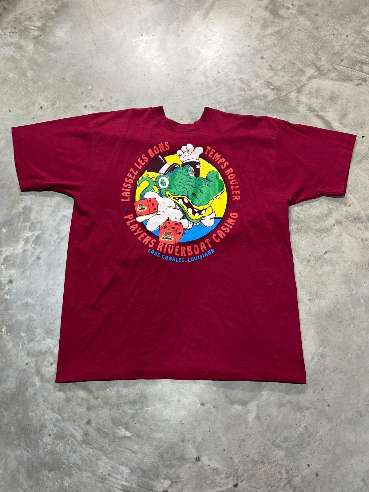 Vintage Players Riverboat Casino Preowned XL T-shirt
