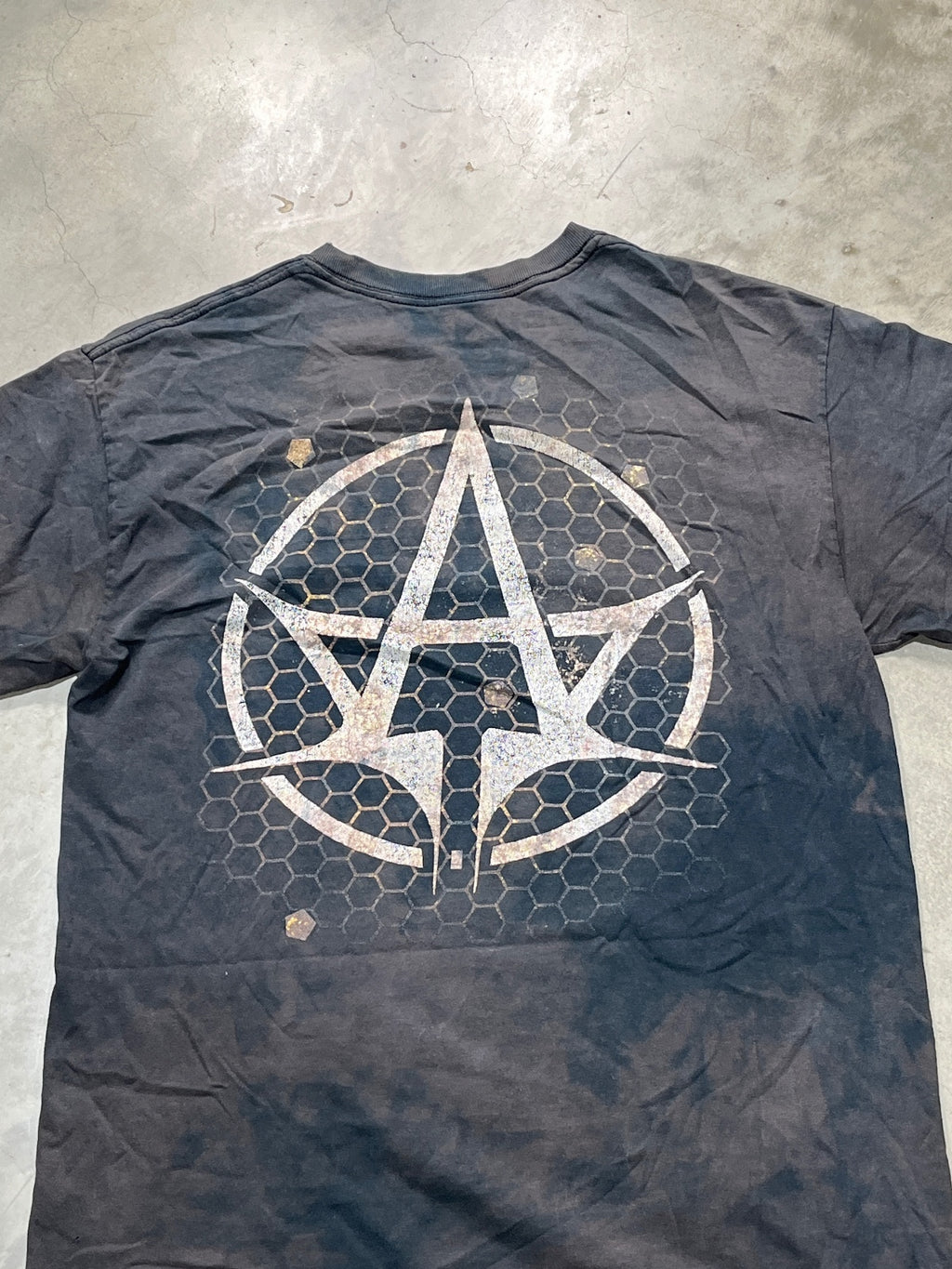 Allegaeon Preowned Large Tie Dye T-shirt