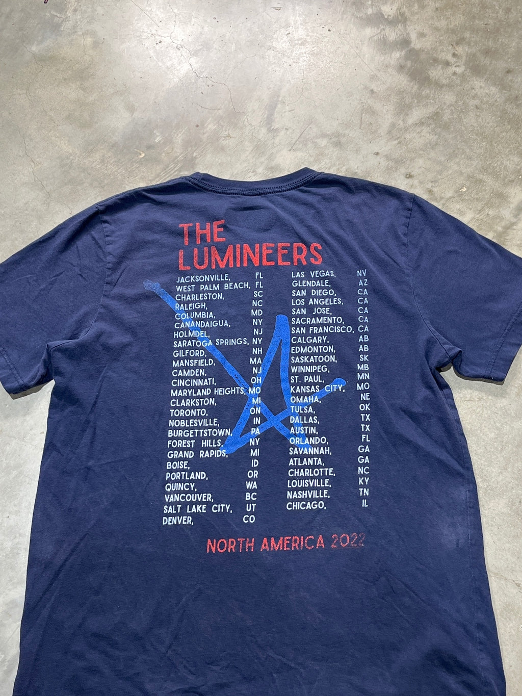 The Lumineers Preowned Large T-shirt
