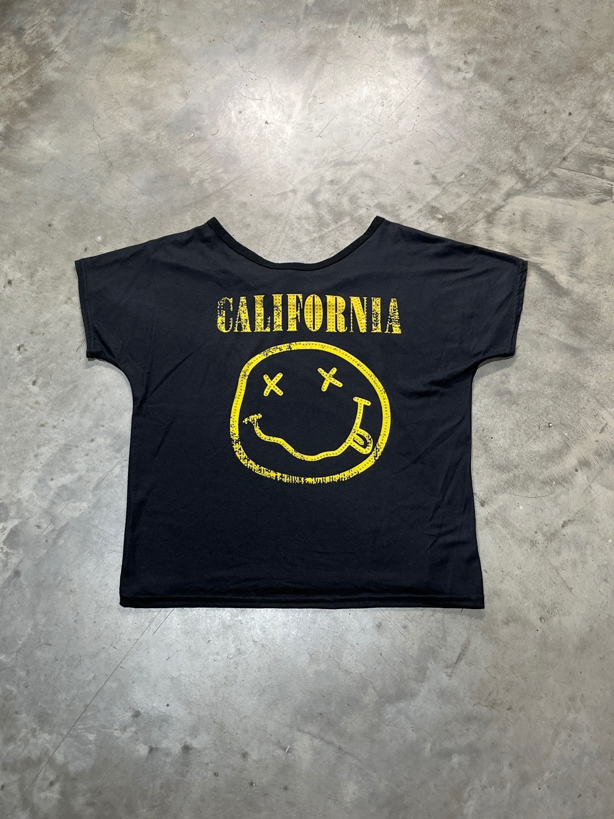Nirvana Inspired California Preowned Large Bejeweled T-shirt