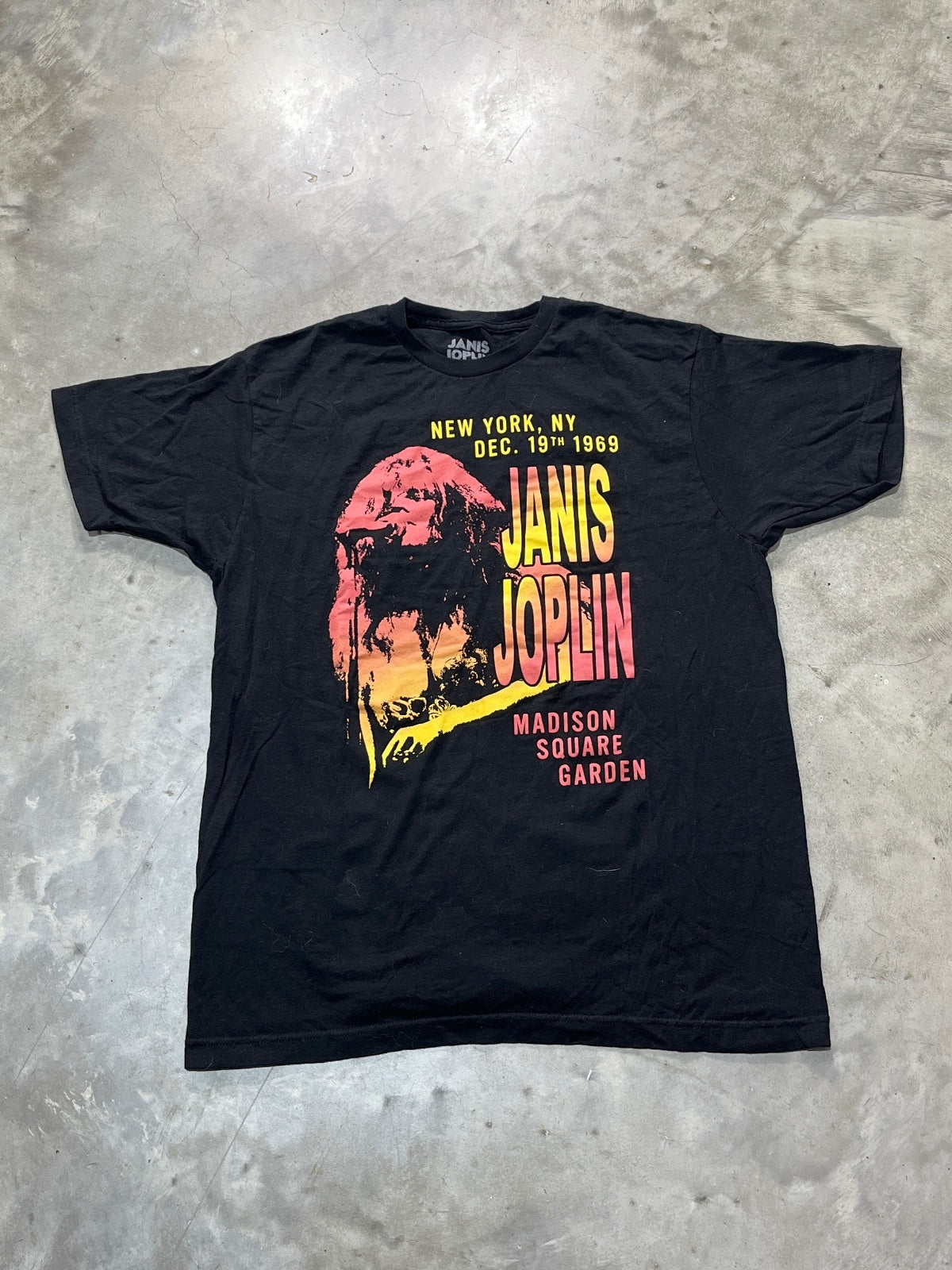 Janis Joplin Preowned Large T-shirt