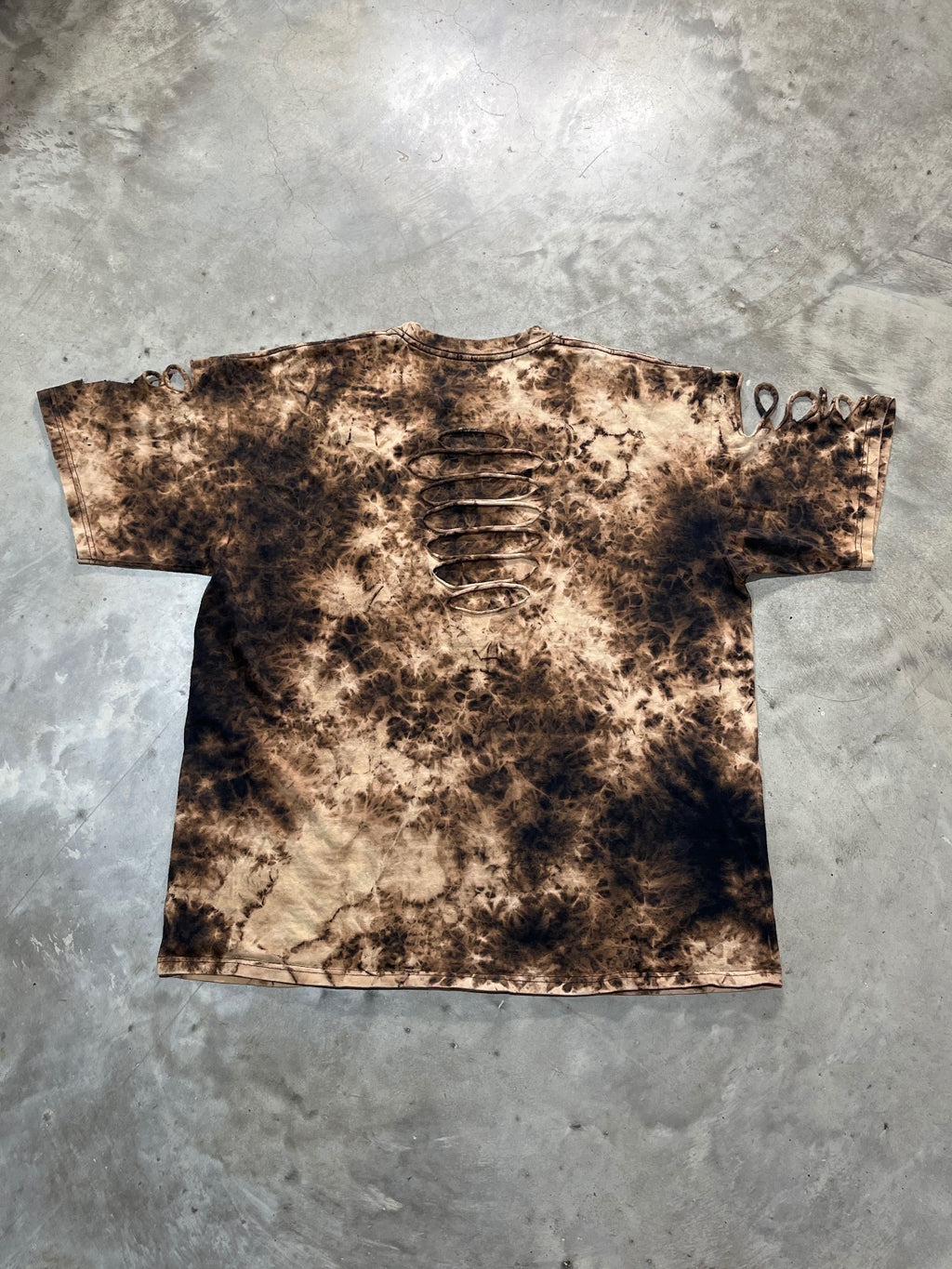 Aaliyah Preowned XL Distressed Tie Dye T-shirt