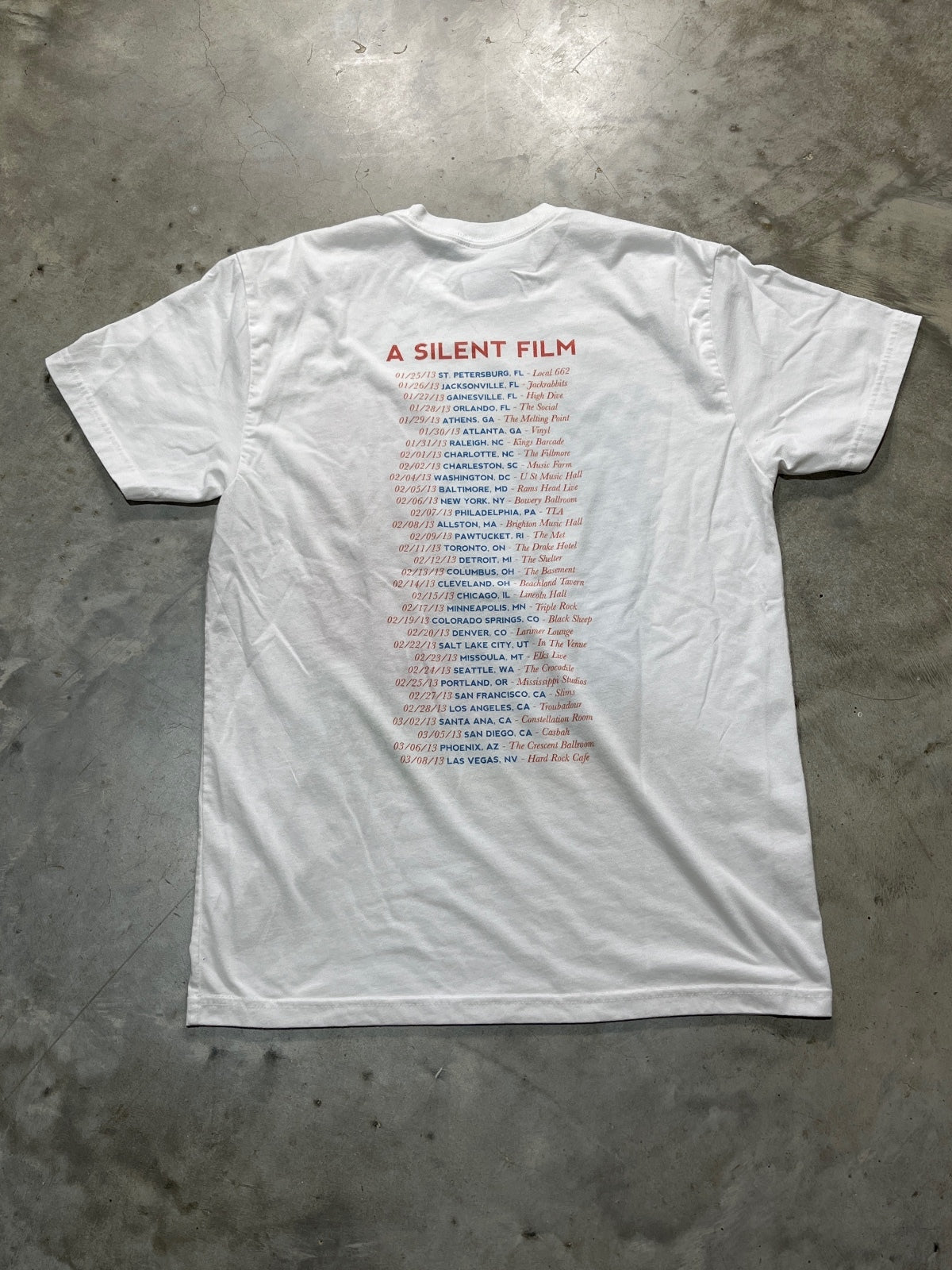 A Silent Film Preowned Large T-shirt
